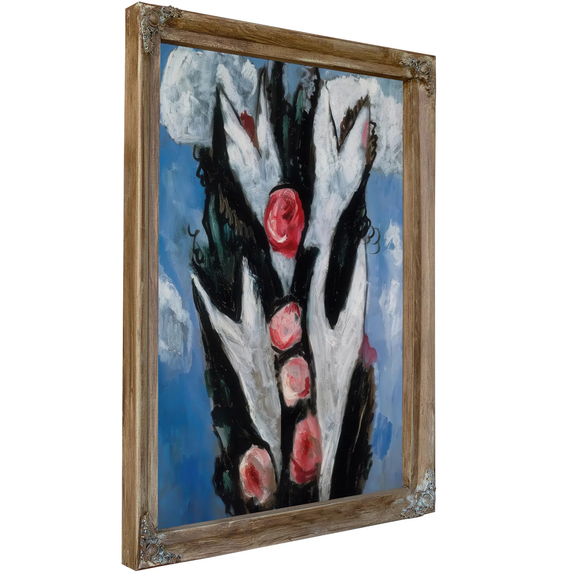 Roses By Marsden Hartley Fine Art Print
