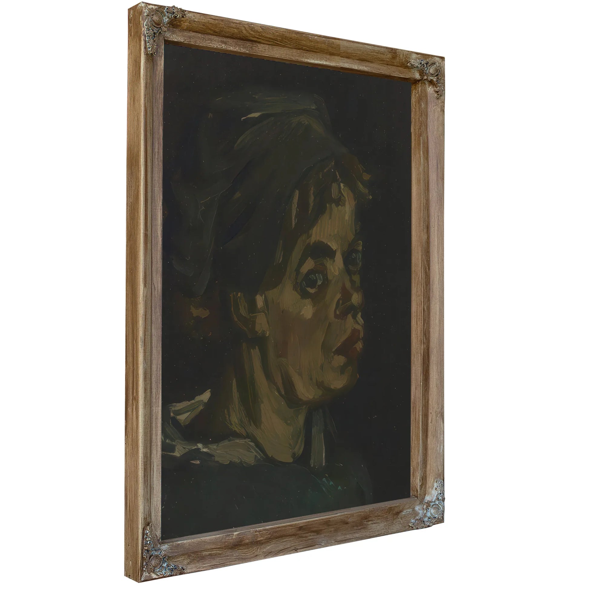 Head Of A Woman 2 By Vincent Van Gogh Fine Art Print