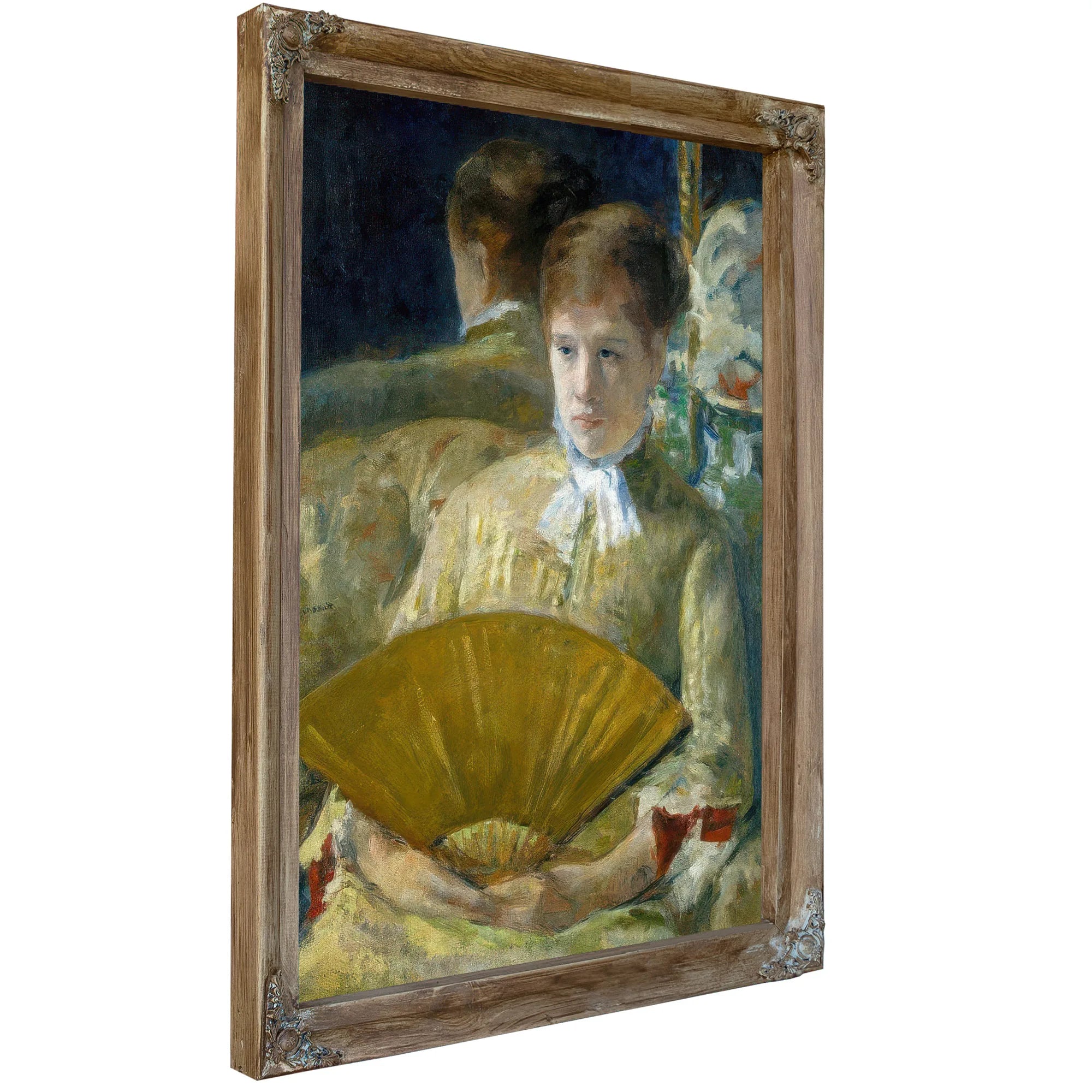 Miss Mary Ellison By Mary Cassatt Fine Art Print