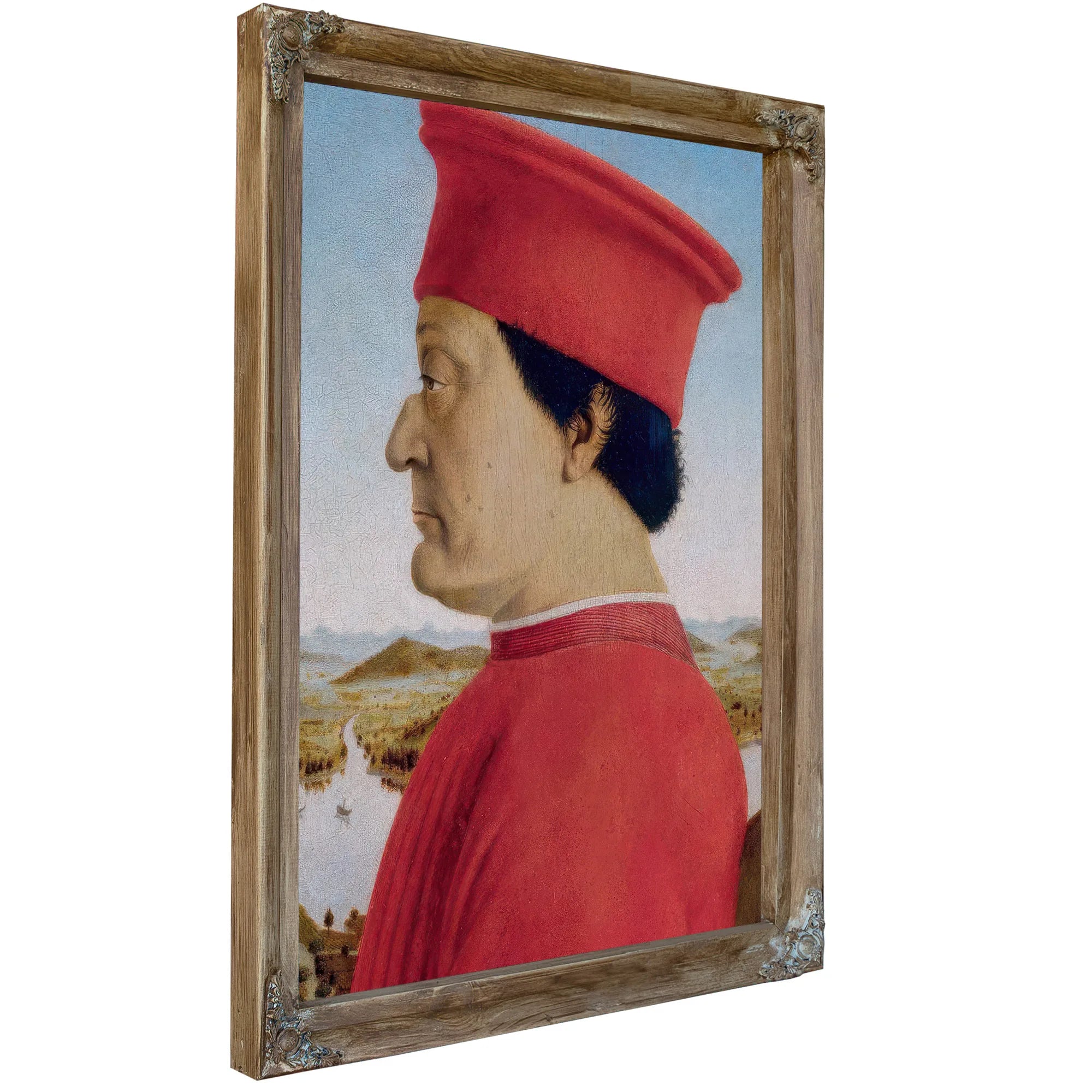 Portrait Of The Duke Of Urbino 1466 By Piero Della Francesca Fine Art Print
