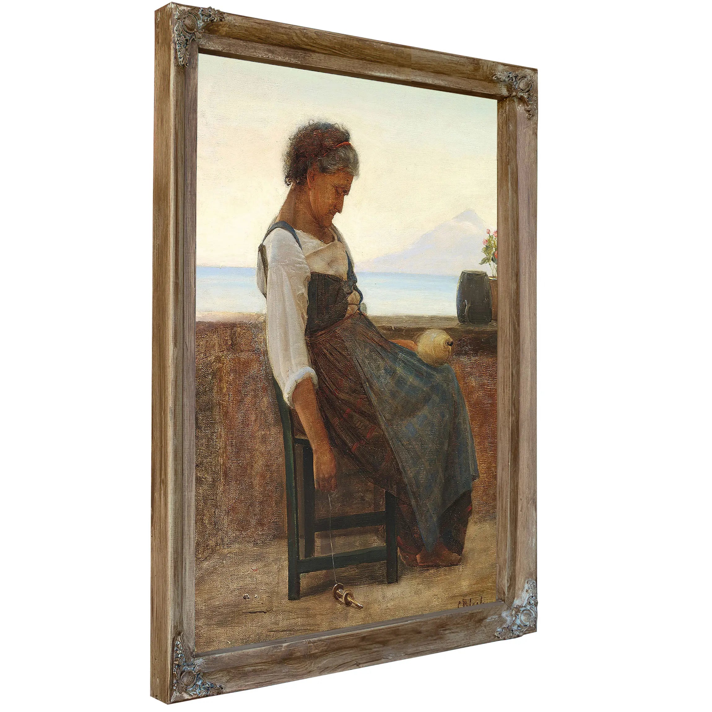 Italiensk Morlille Tager Sig Et Hvil by Carl Bloch