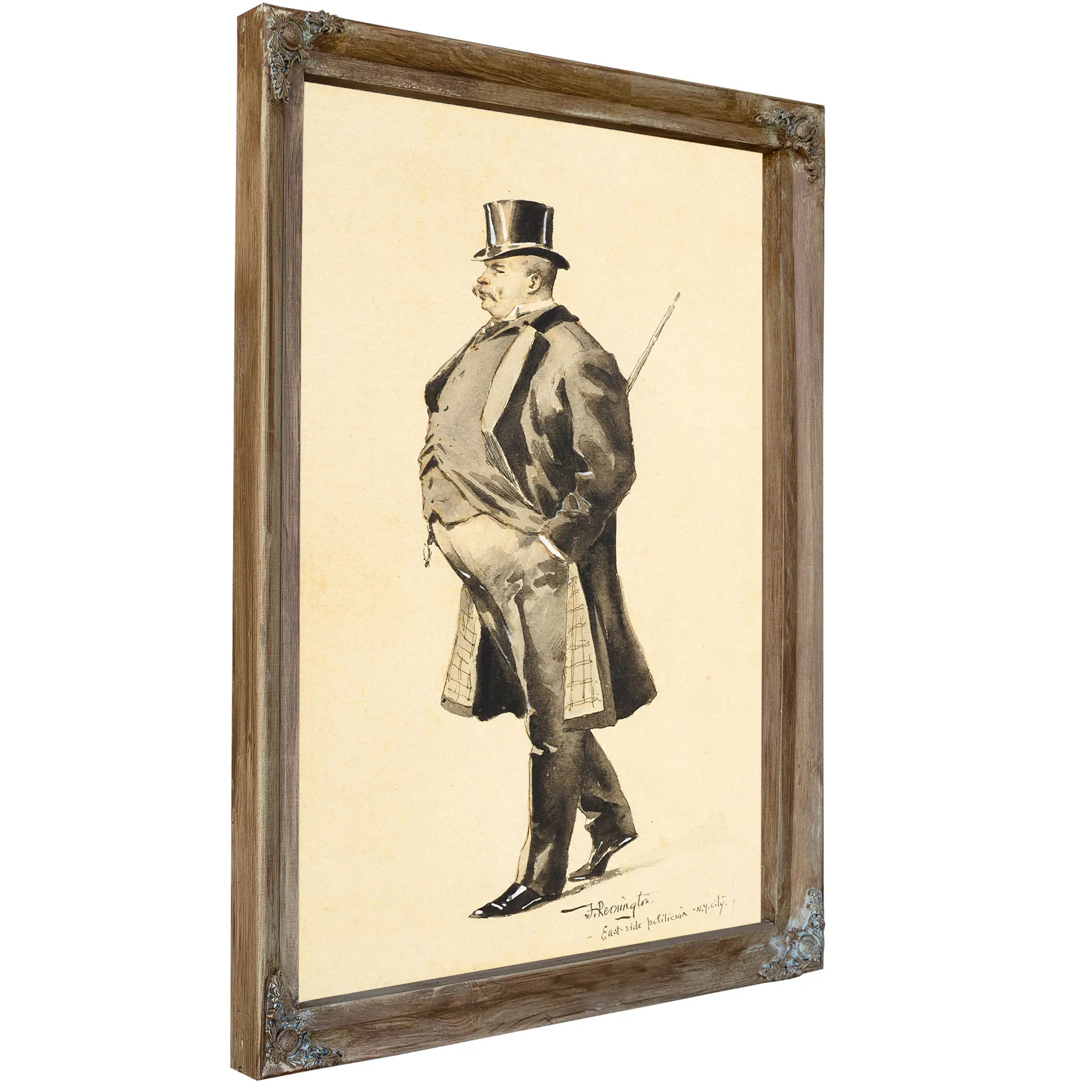 An East Side Politician by Frederic Remington