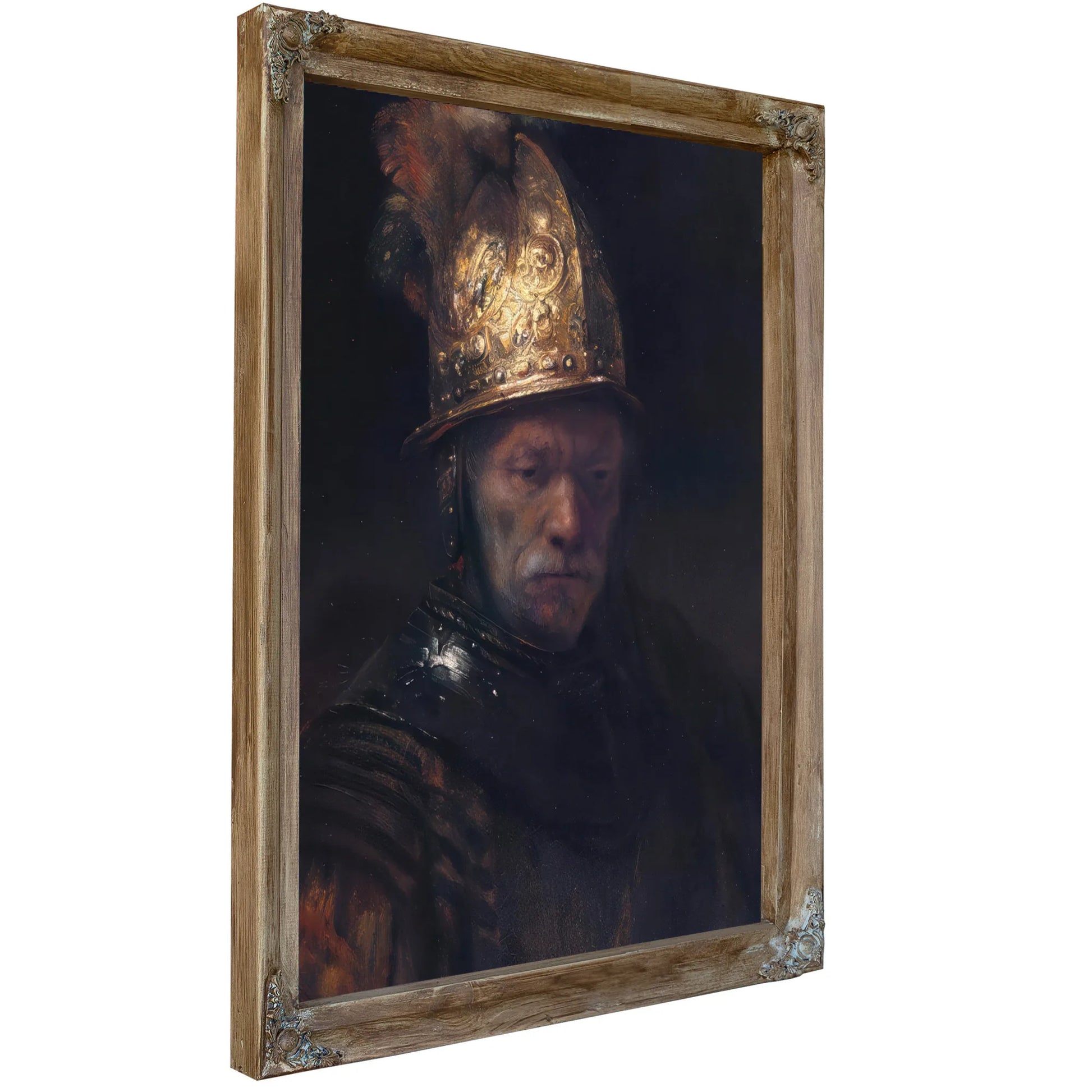 The Man With The Golden Helmet 1650 By Rembrandt Fine Art Print