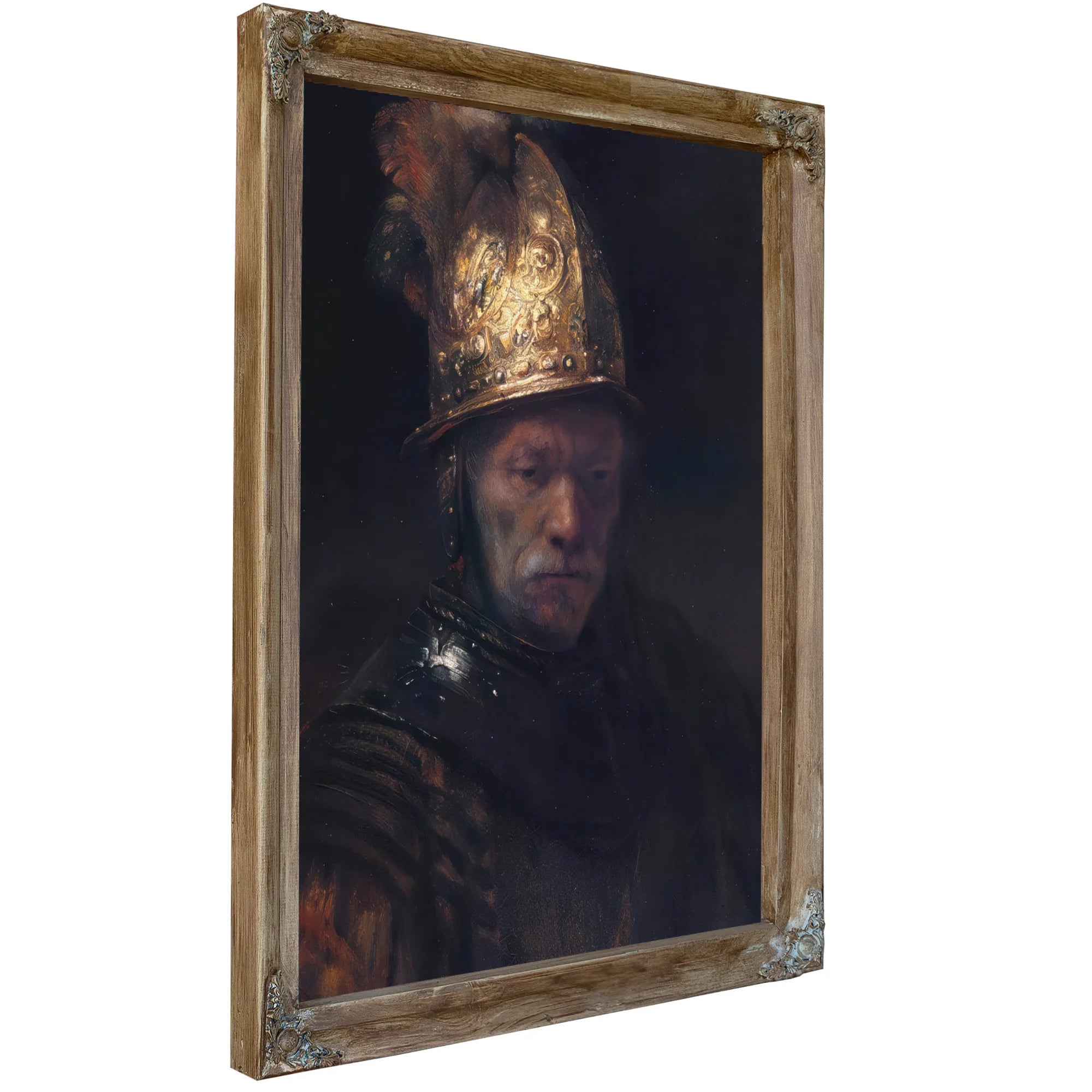 The Man With The Golden Helmet 1650 By Rembrandt Fine Art Print