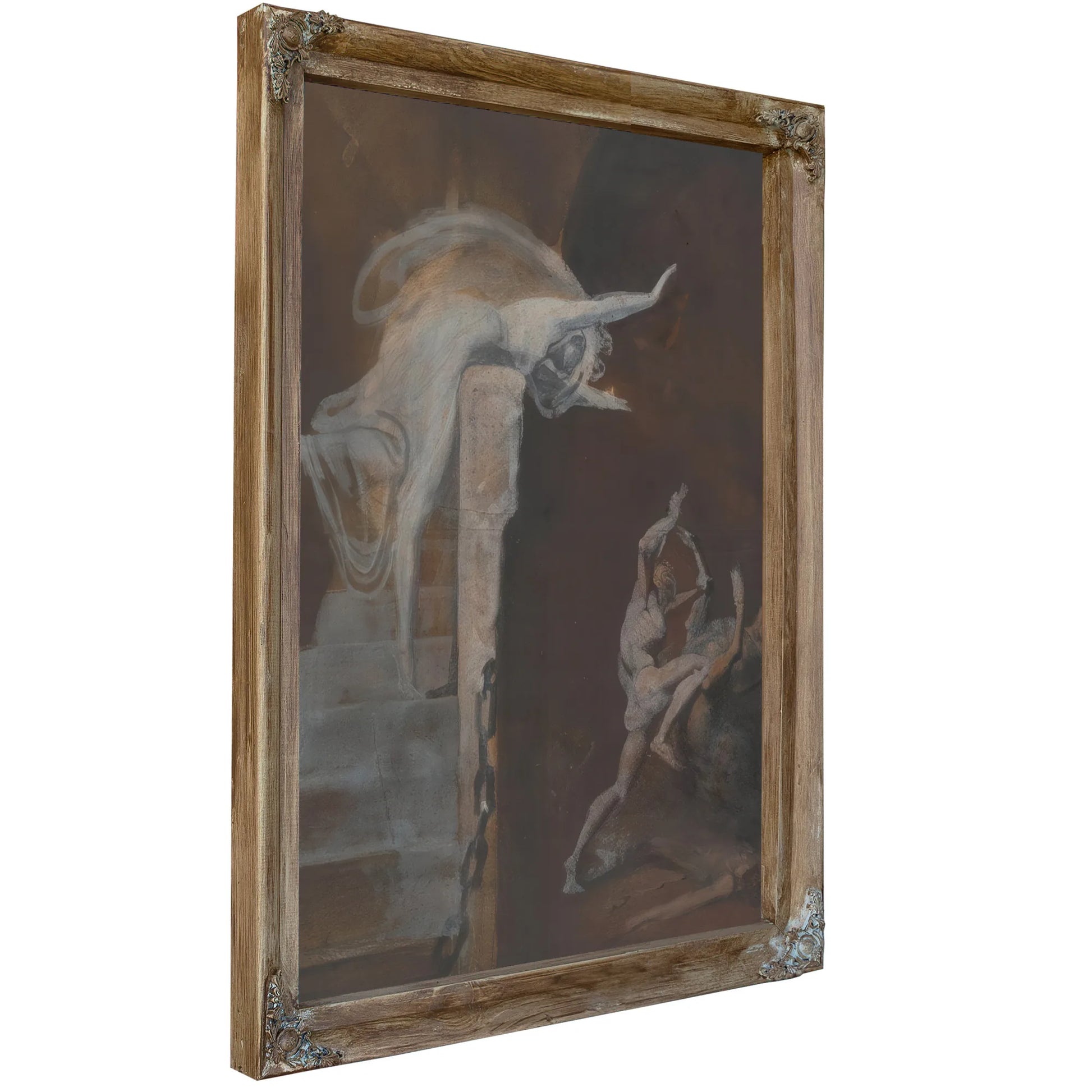 Ariadne Watching The Struggle Of Theseus With The Minotaur By Henry Fuseli Fine Art Print
