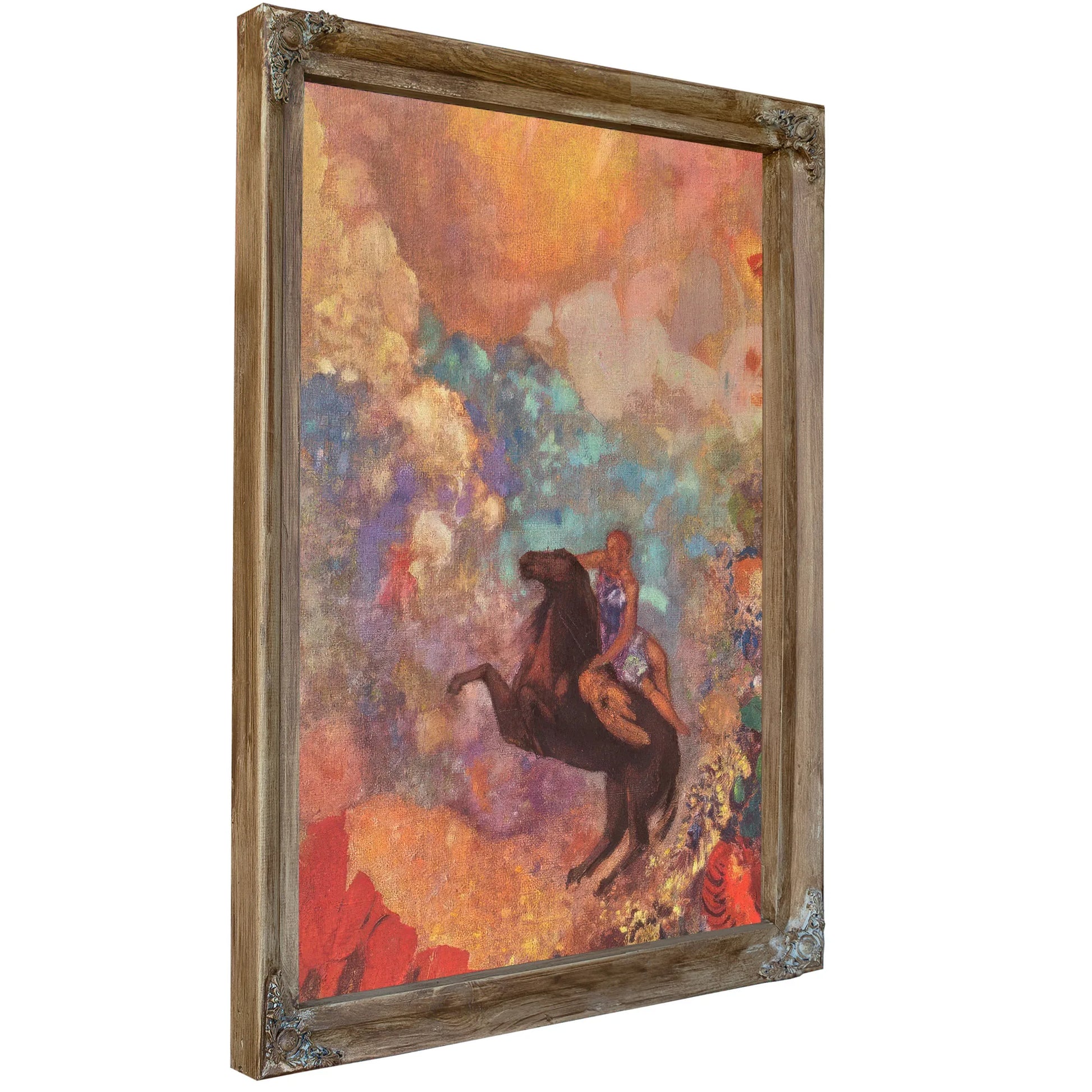 Pegasus And The Muse 1900 73X54Cm Pc By Odilon Redon Fine Art Print