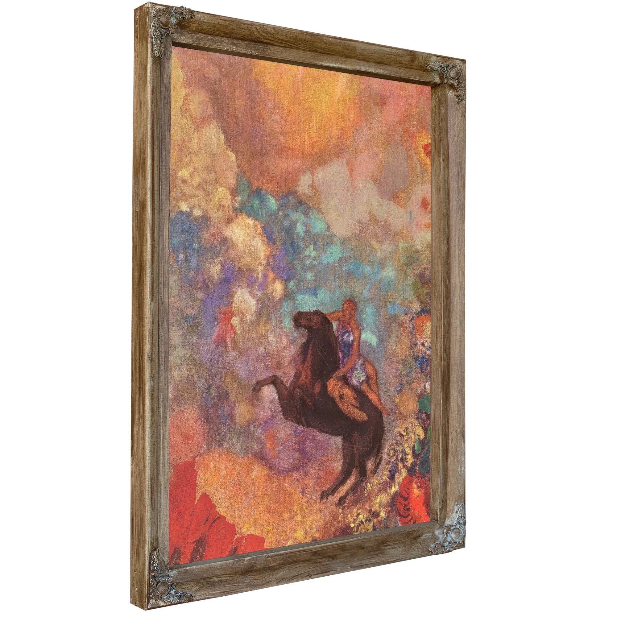 Pegasus And The Muse 1900 73X54Cm Pc By Odilon Redon Fine Art Print