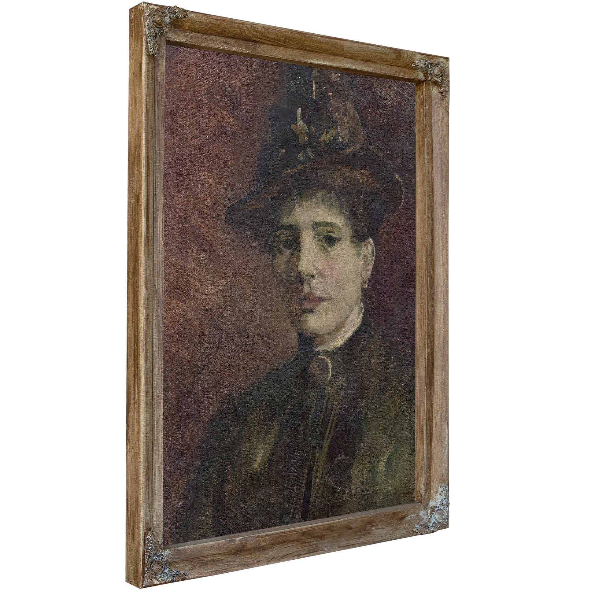 Portrait Of A Woman By Vincent Van Gogh Fine Art Print