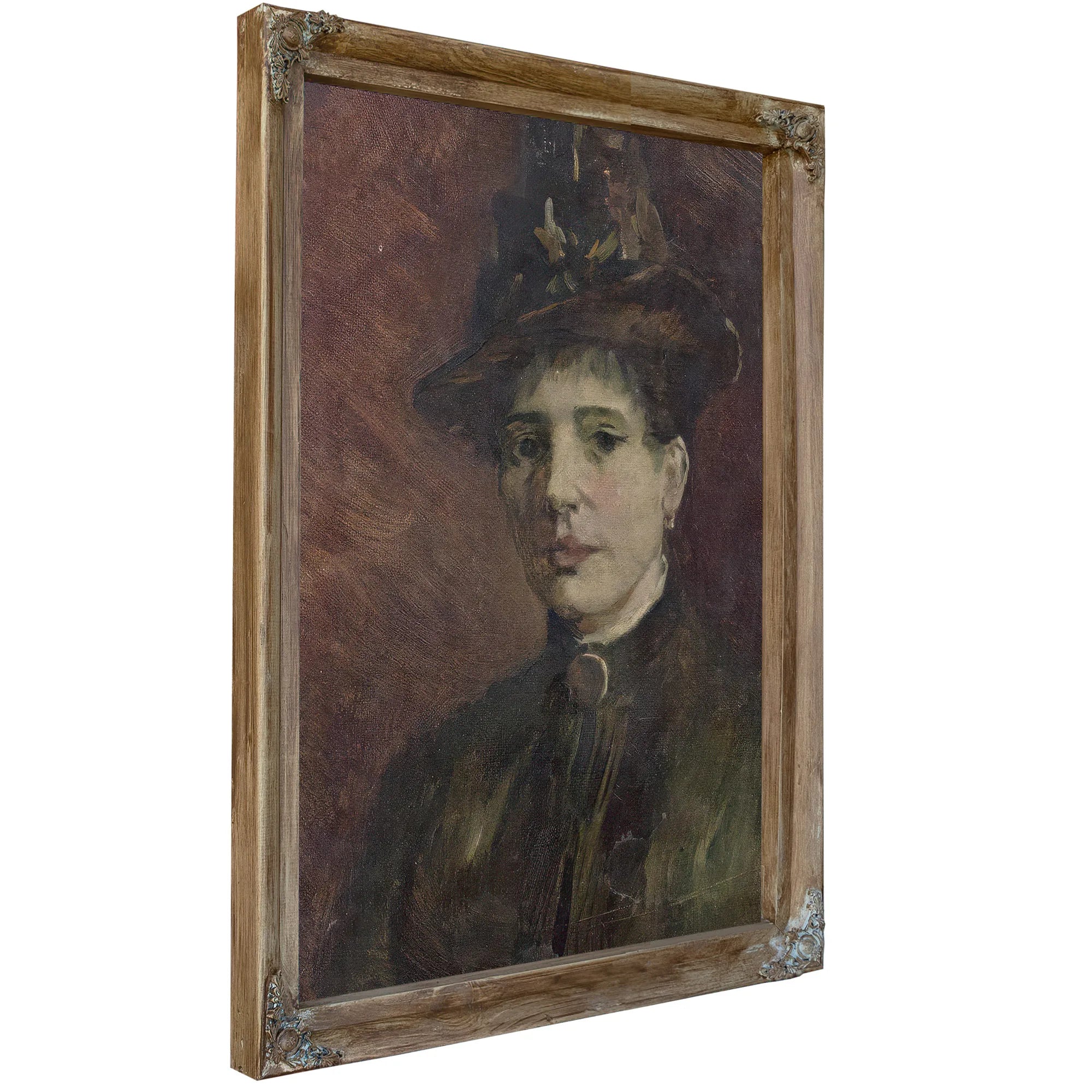 Portrait Of A Woman By Vincent Van Gogh Fine Art Print