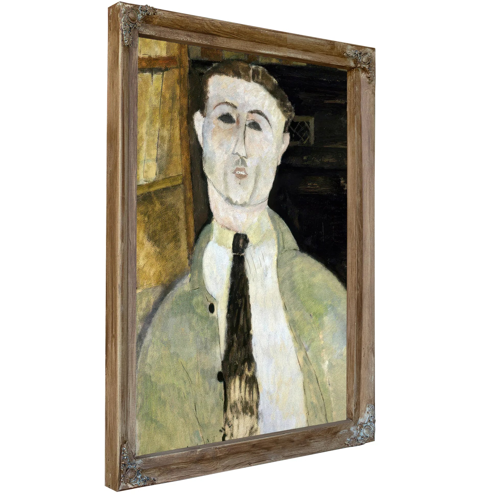 Paul Guillaume By Amedeo Modigliani Fine Art Print
