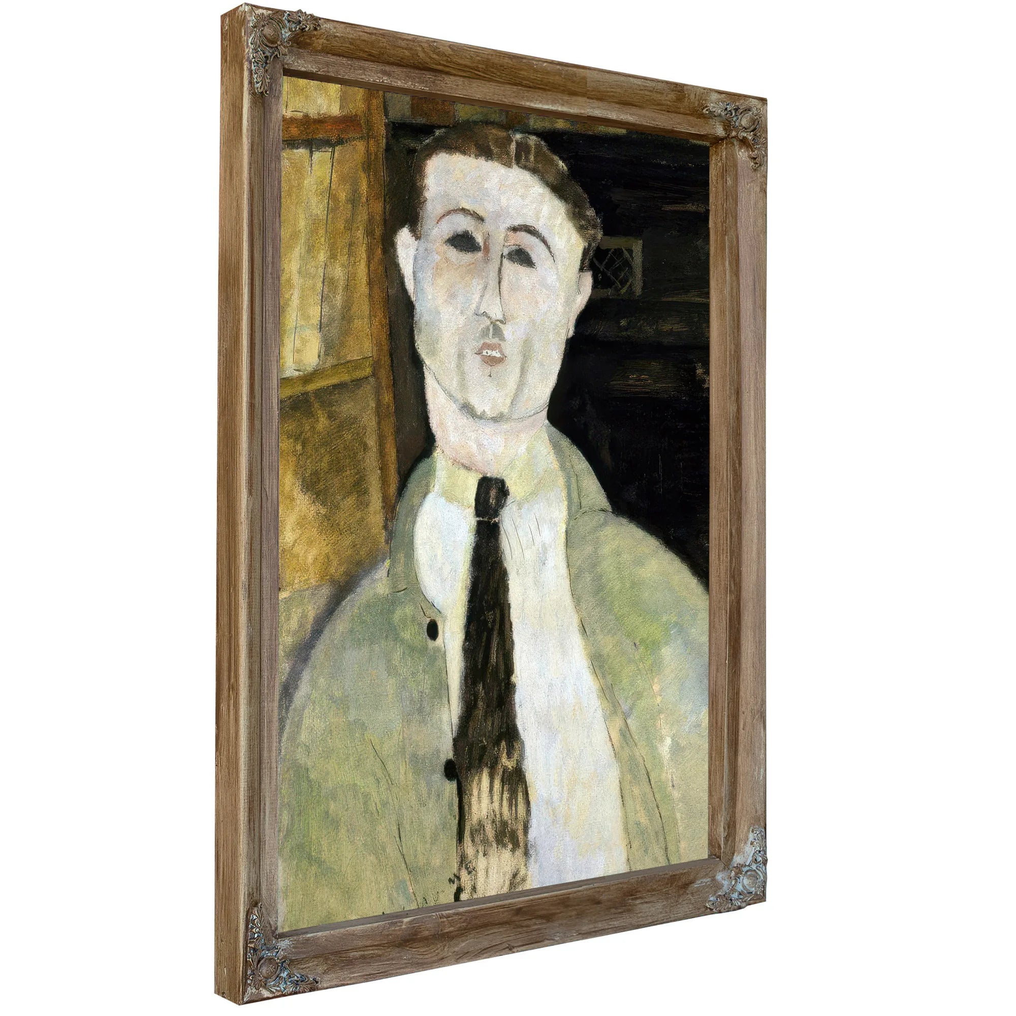 Paul Guillaume By Amedeo Modigliani Fine Art Print