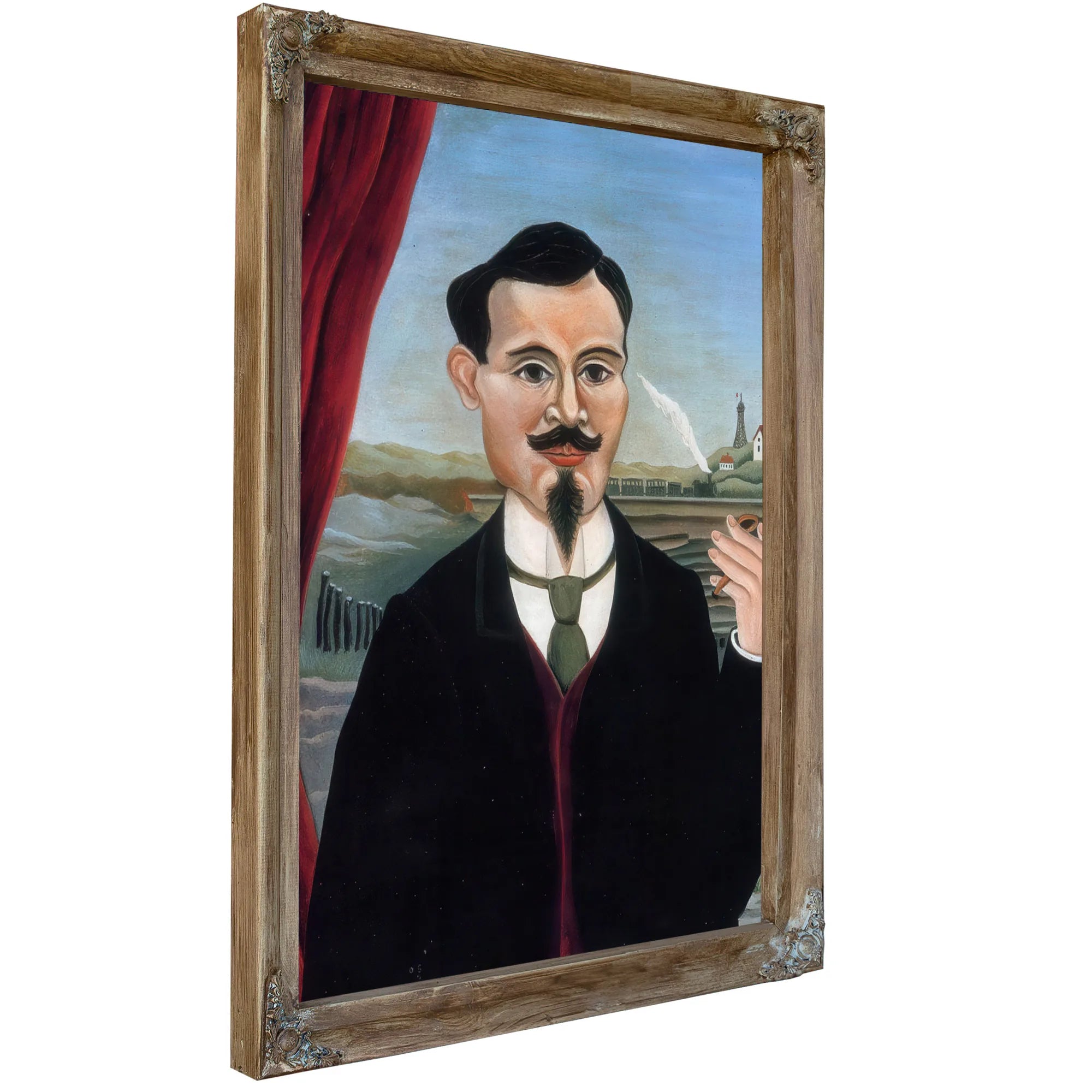 Portrait Of Leon Paul Fargue By Henri Rousseau Fine Art Print