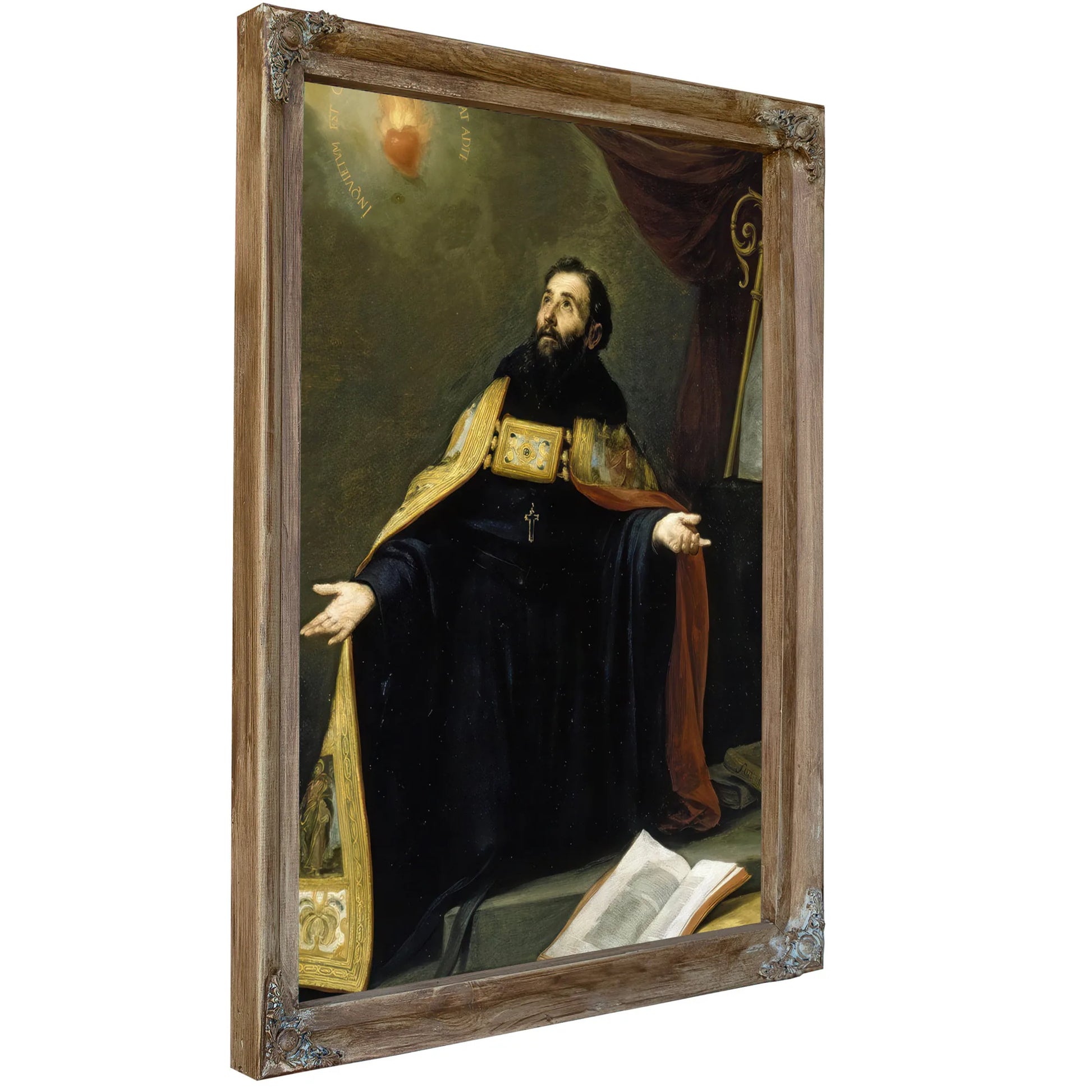 Saint Augustine In Ecstasy By Bartolome Esteban Murillo Fine Art Print
