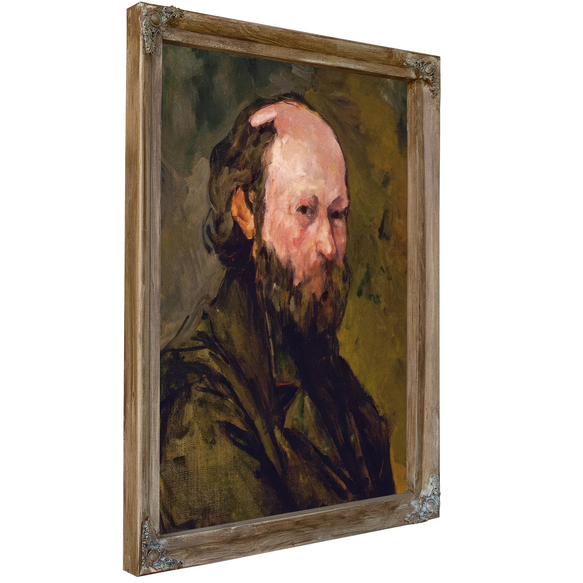 Self Portrait By Paul Cezanne Fine Art Print