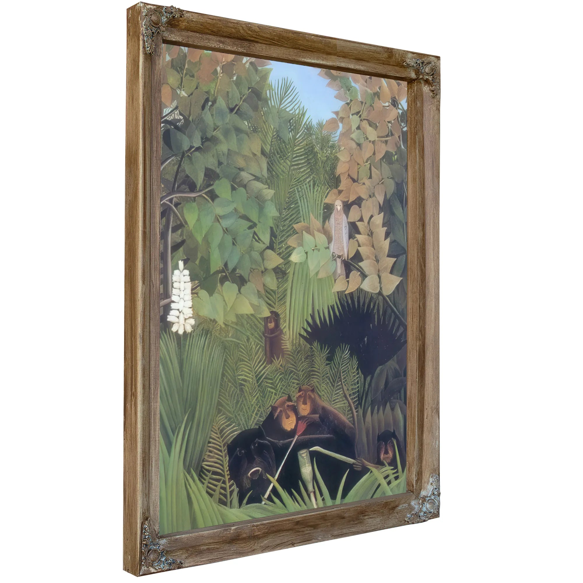 Merry Jesters About 1906 By Henri Rousseau Fine Art Print