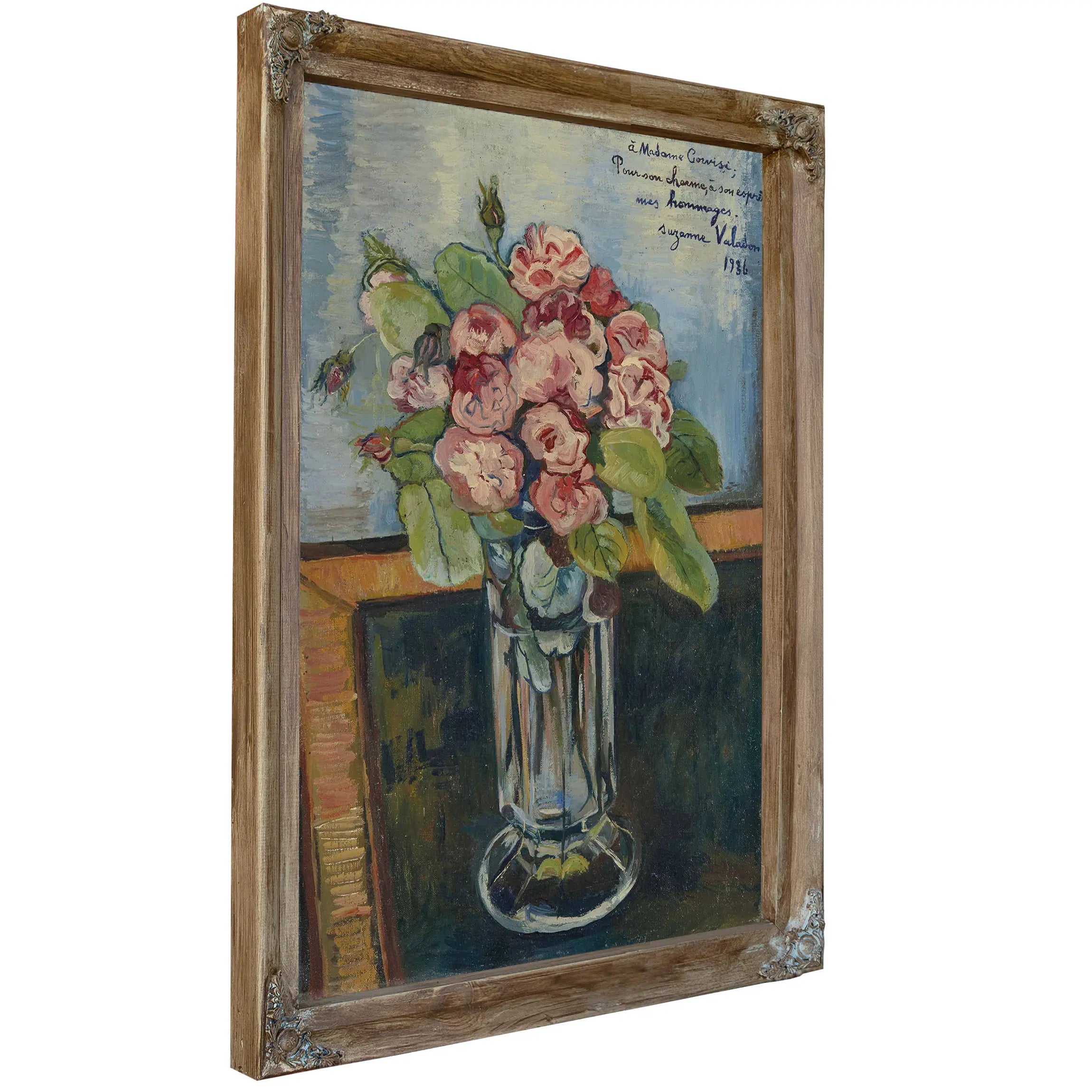 Bouquet De Roses 1936 by Suzanne Valadon