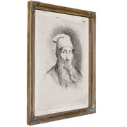 En Gammel Mand Med Hue Brystbillede by Carl Bloch