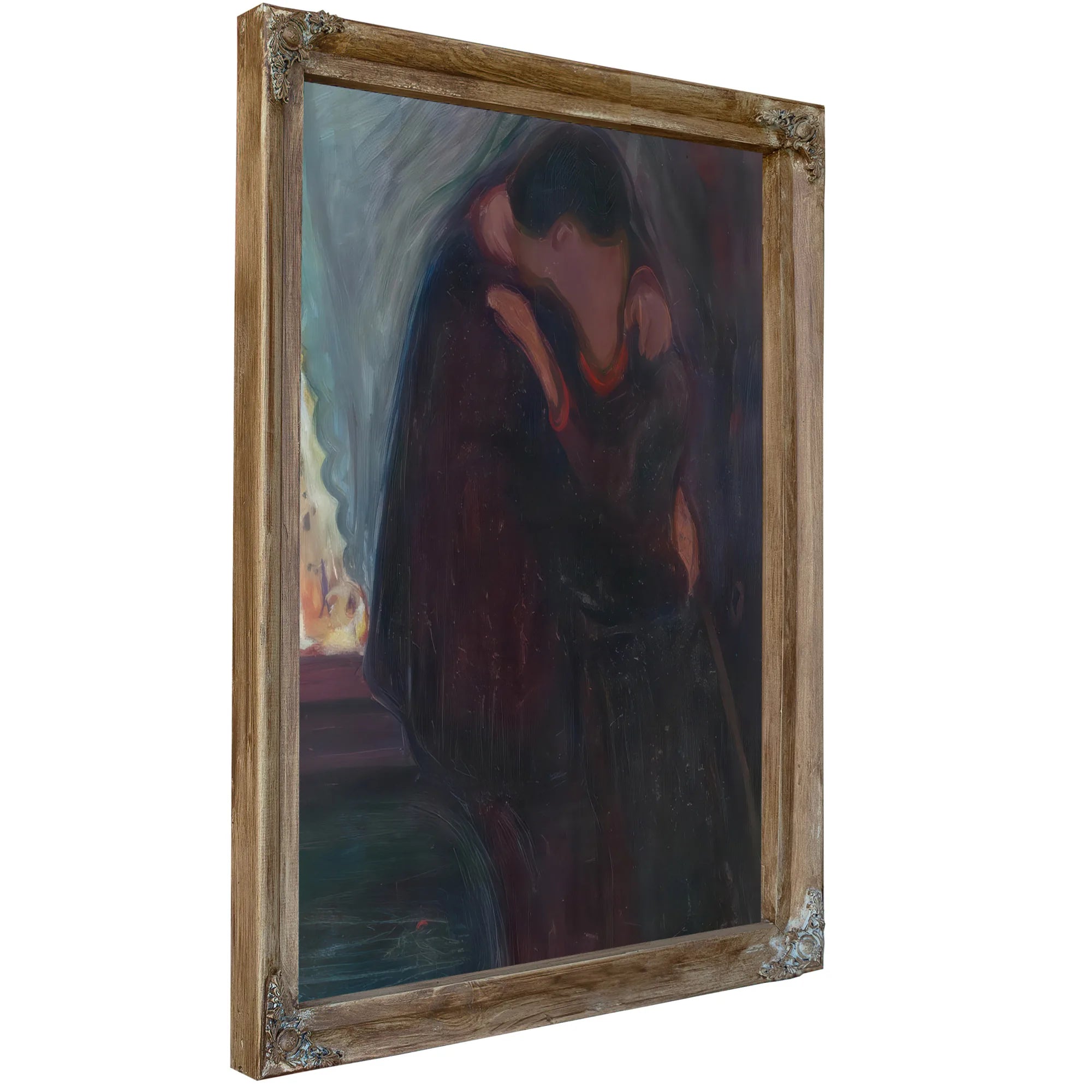 The Kiss 1897 By Edvard Munch Fine Art Print