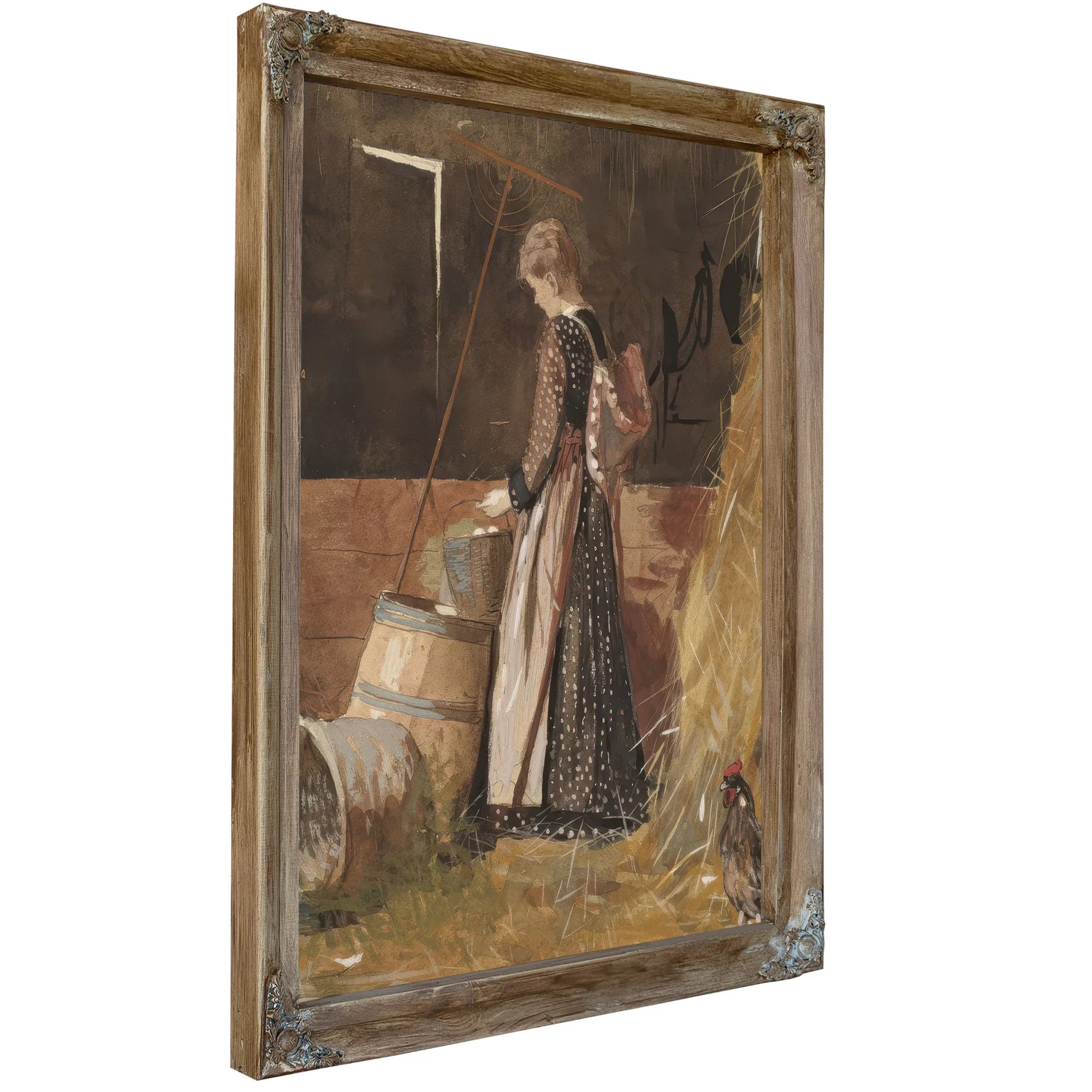 Fresh Eggs By Winslow Homer Fine Art Print