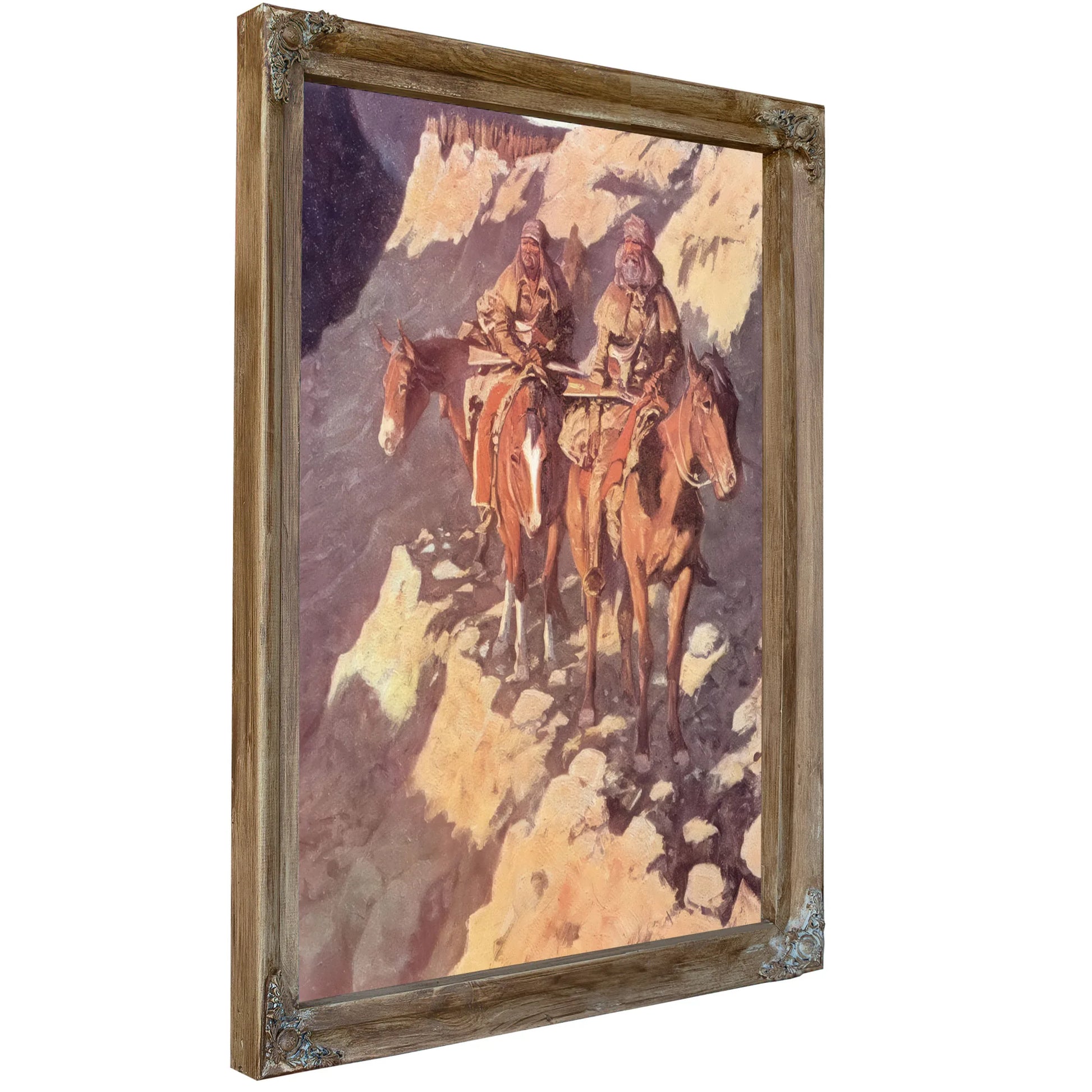 The Unknown Explorers By Frederic Remington Fine Art Print