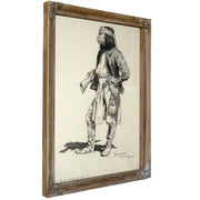An Apache Soldier Or Scout  by Frederic Remington