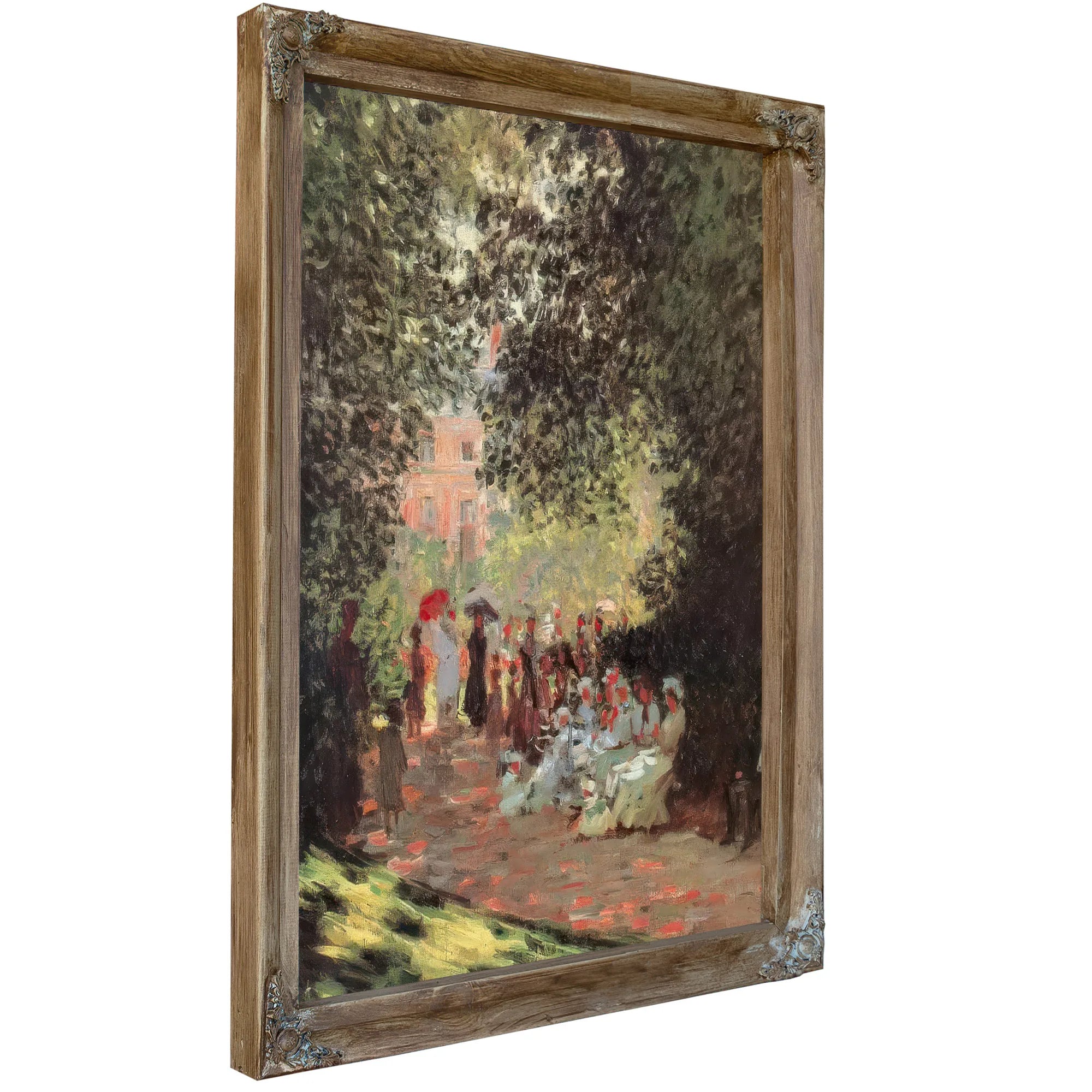 Monceau Park 1878 By Claude Monet Fine Art Print