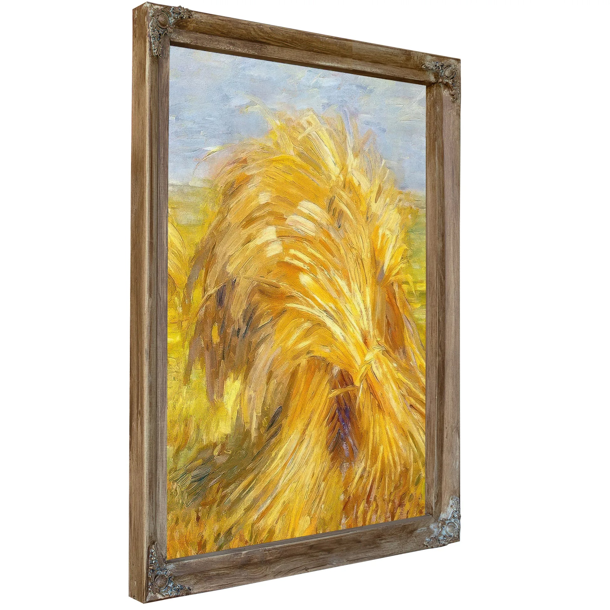 Sheaves Of Grain By Franz Marc Fine Art Print