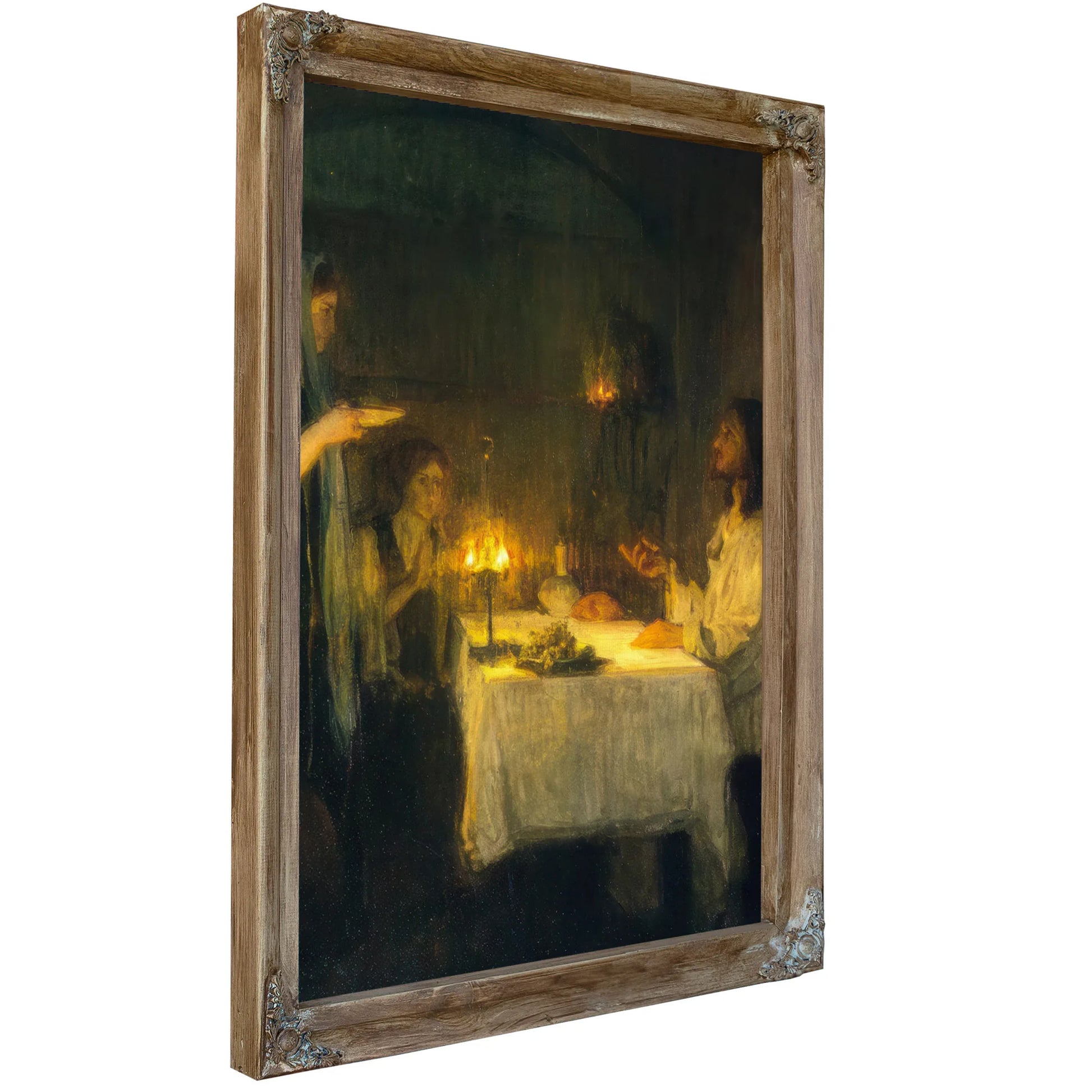 Christ At The Home Of Mary And Martha By Henry Ossawa Tanner Fine Art Print