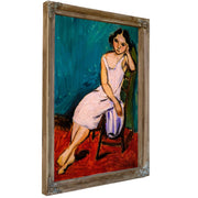 Woman In A Purple Dress by Henri Matisse