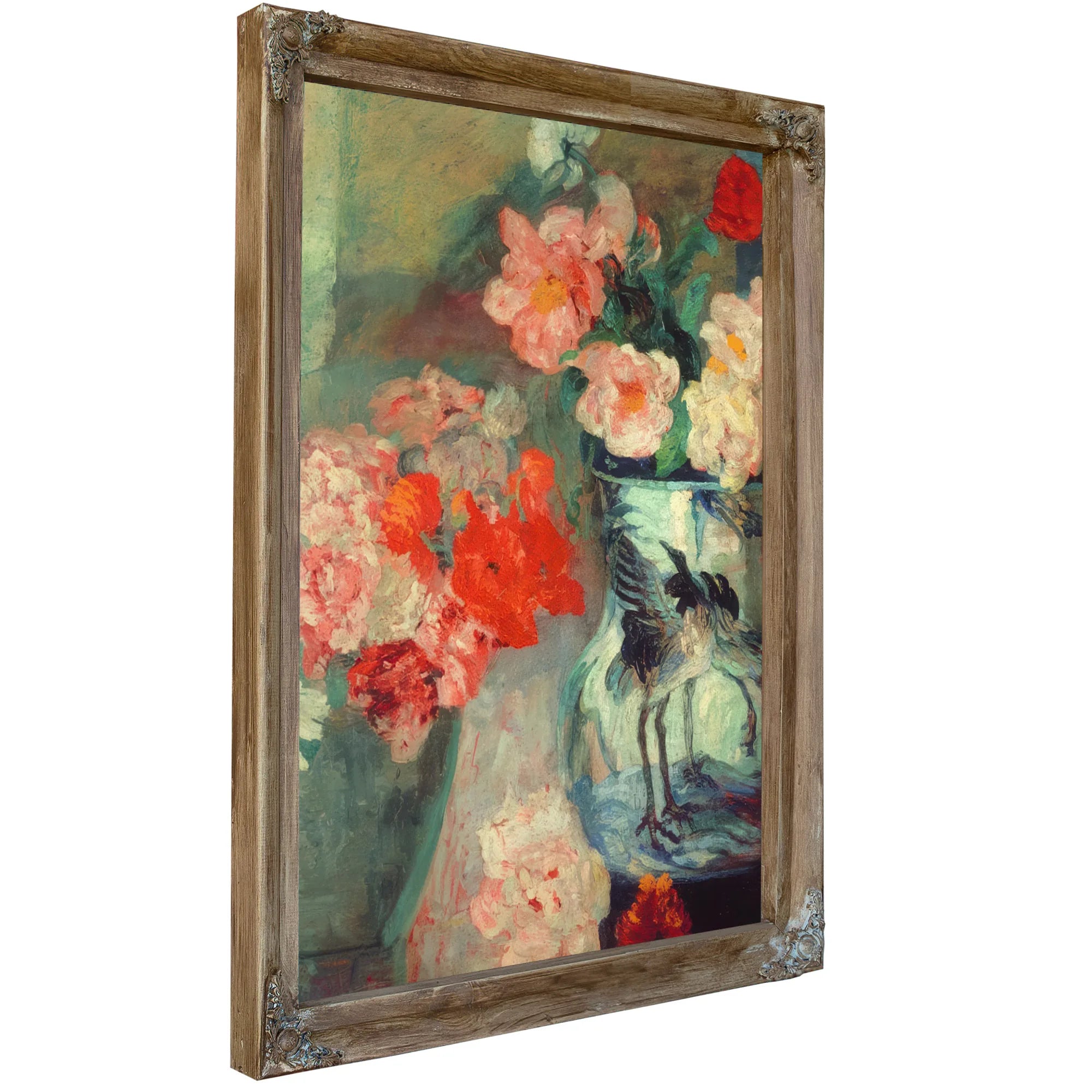 Peonies And Poppies By James Ensor Fine Art Print