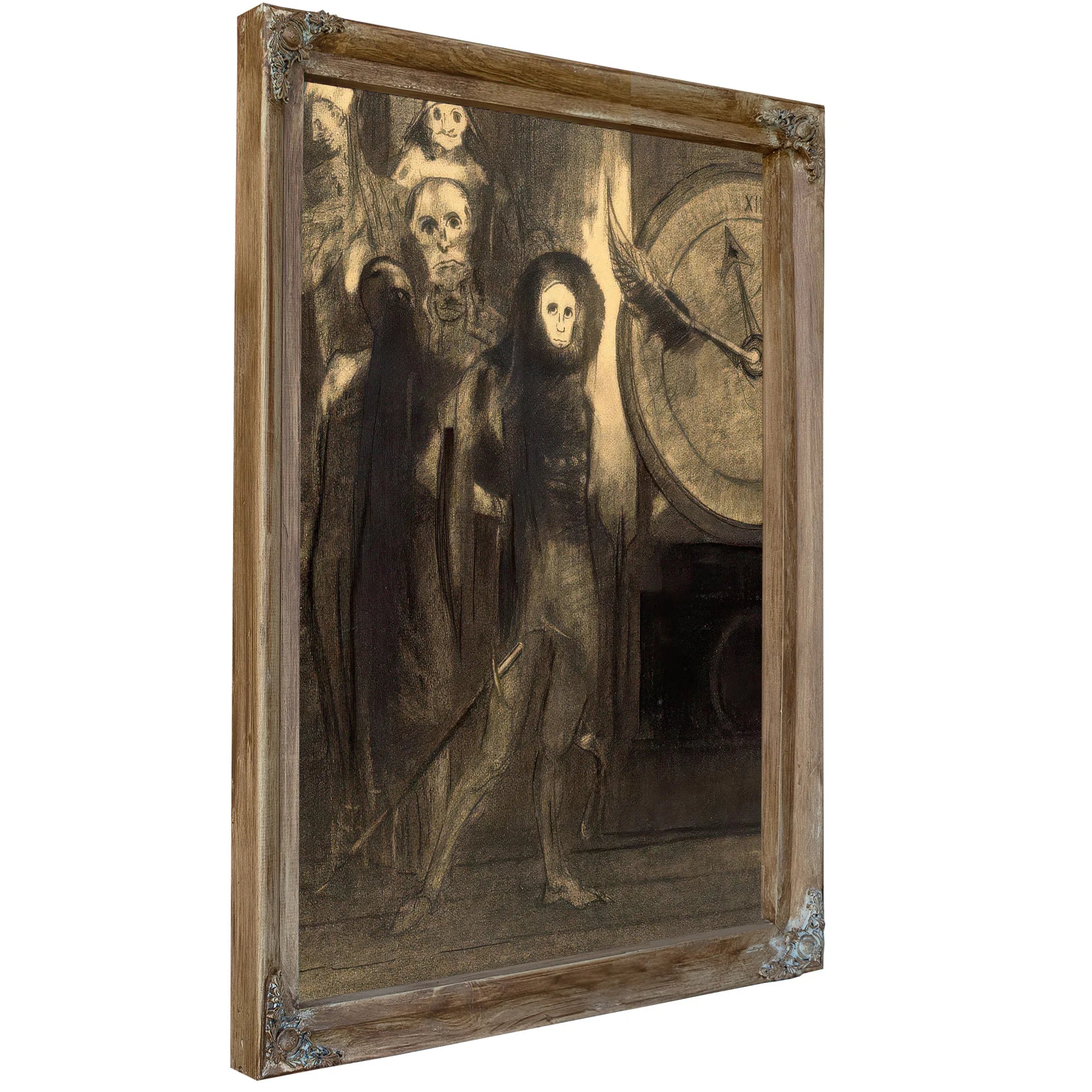 The Masque Of The Red Death By Odilon Redon Fine Art Print