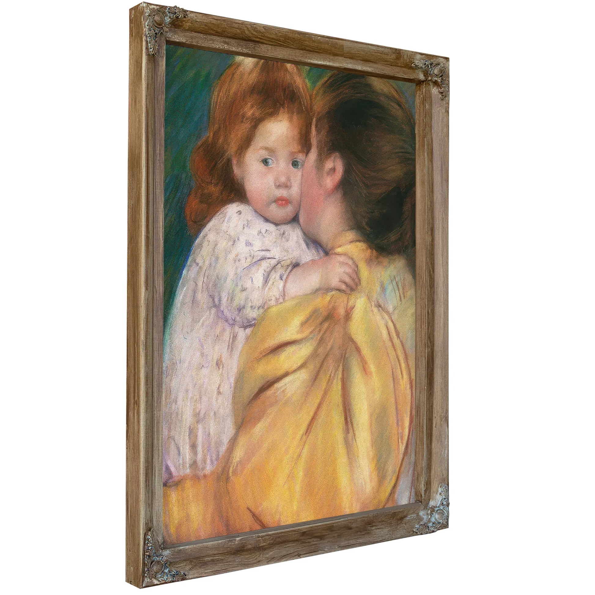 Mother And Child (Maternal Kiss) By Mary Cassatt Fine Art Print