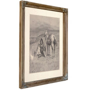 Burning The Range by Frederic Remington