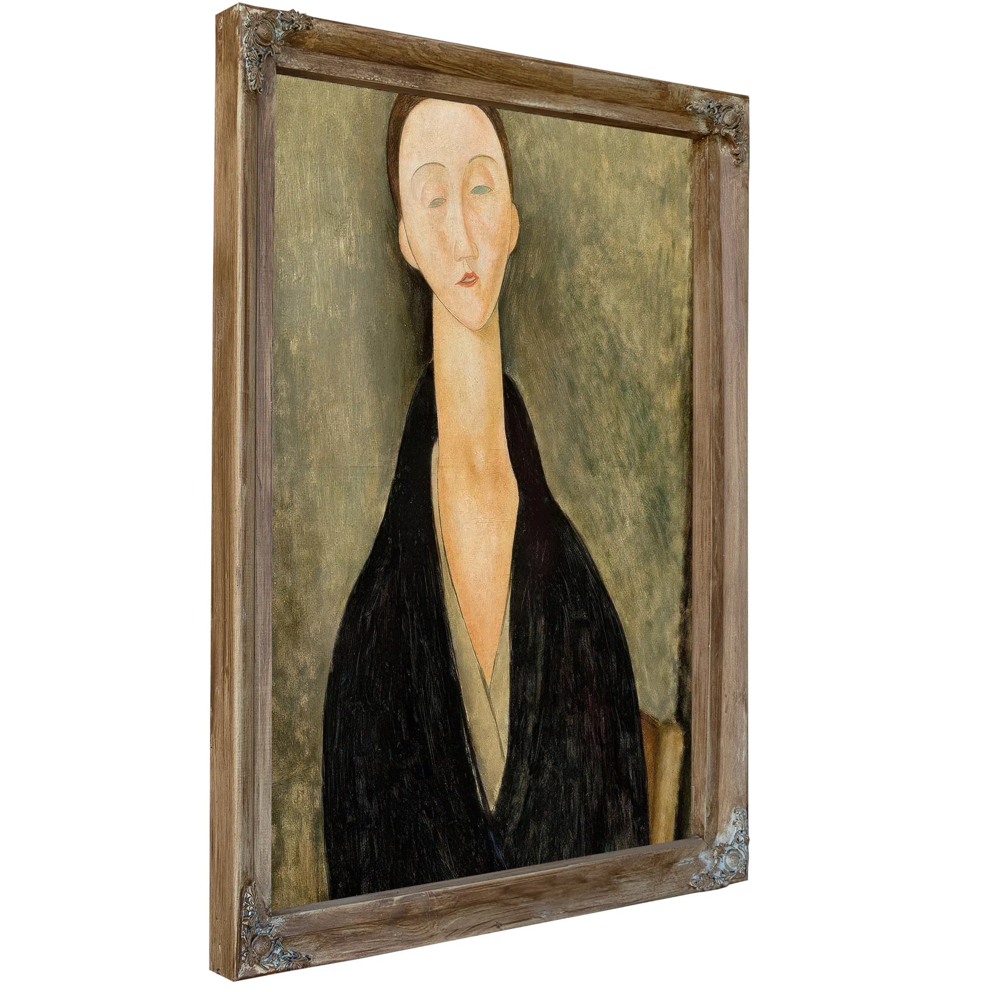 Portrait Of Lunia Czechowskab By Amedeo Modigliani Fine Art Print