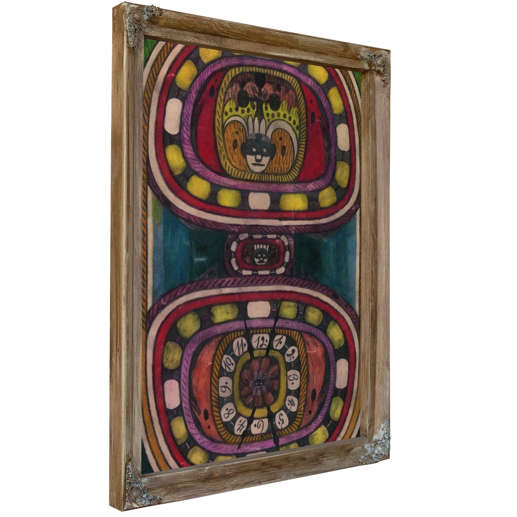 Cleopatra St Adolf Ring Giant City In India 1915 By Adolf Wolfli Fine Art Print