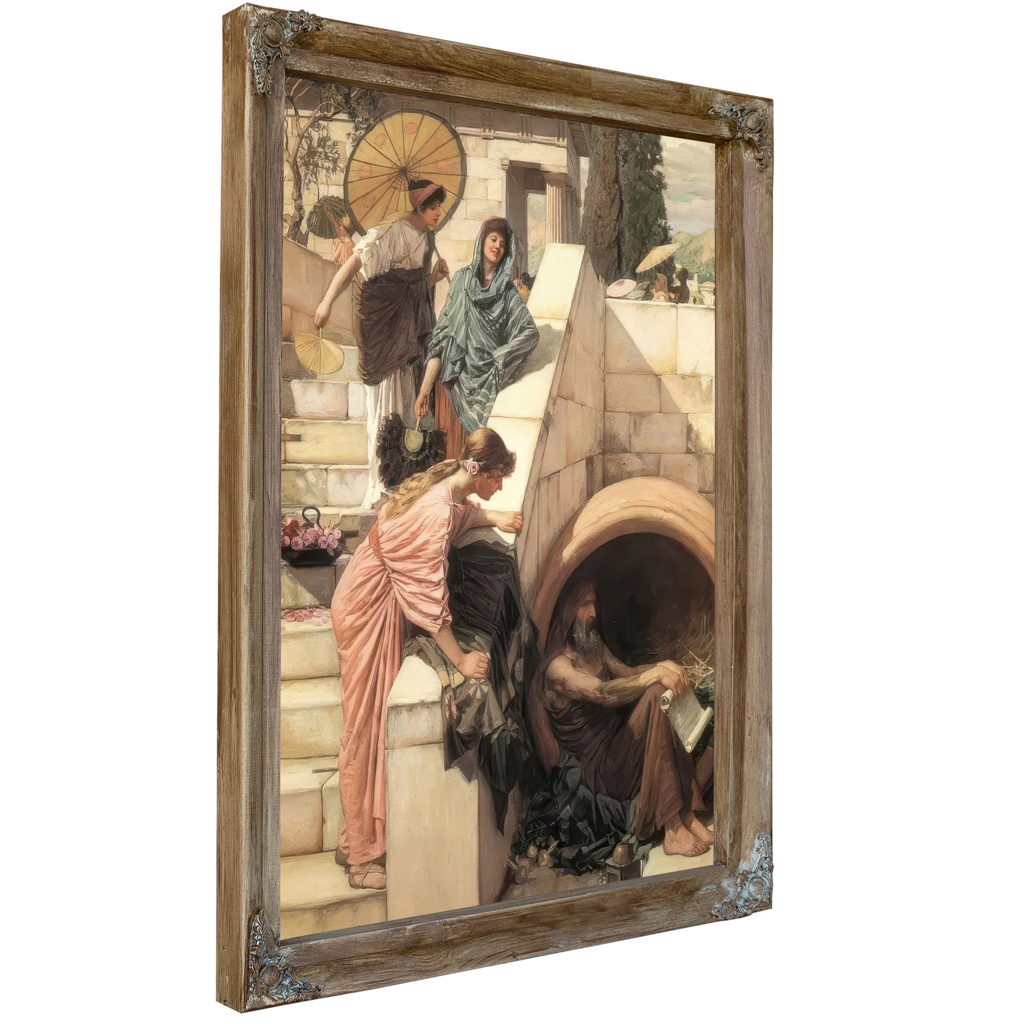 Diogenes By John Waterhouse Fine Art Print
