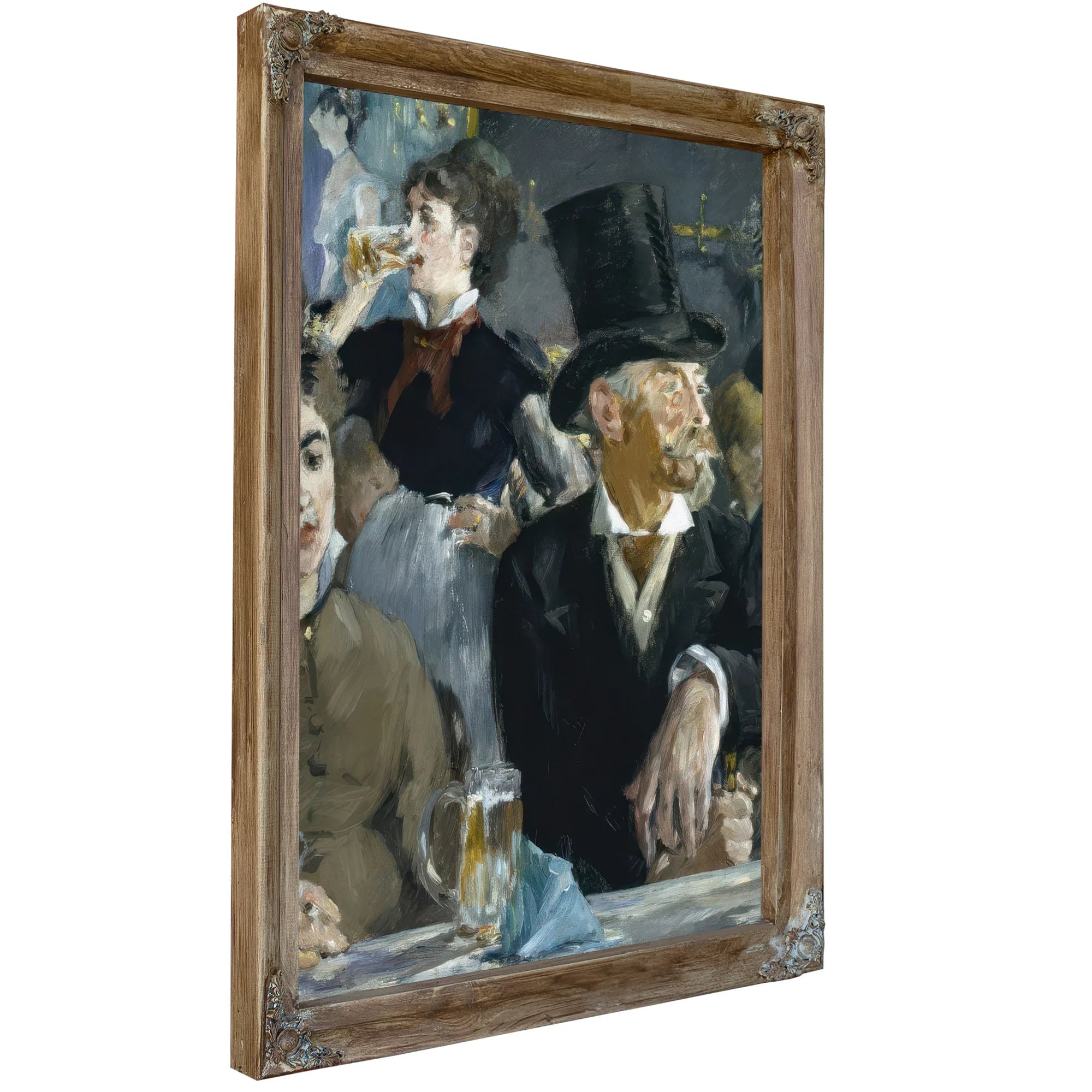 At The Cafe By Edouard Manet Fine Art Print