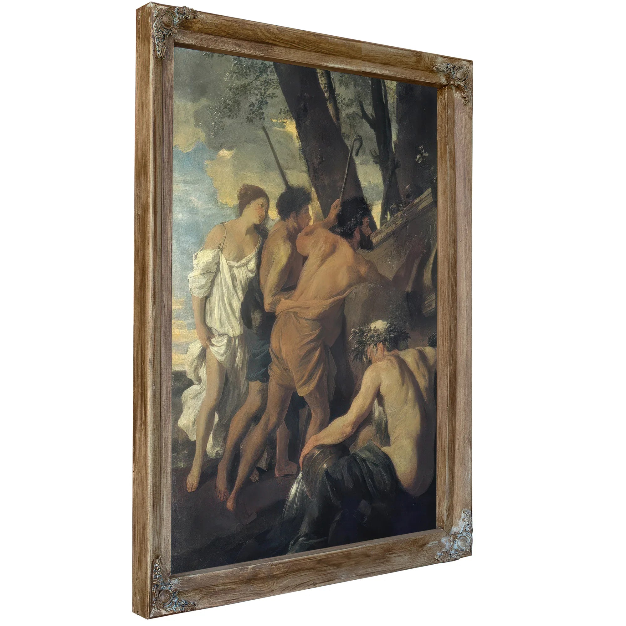 Et In Arcadio Ego (Arcadian Sheperds) I By Nicholas Poussin Fine Art Print