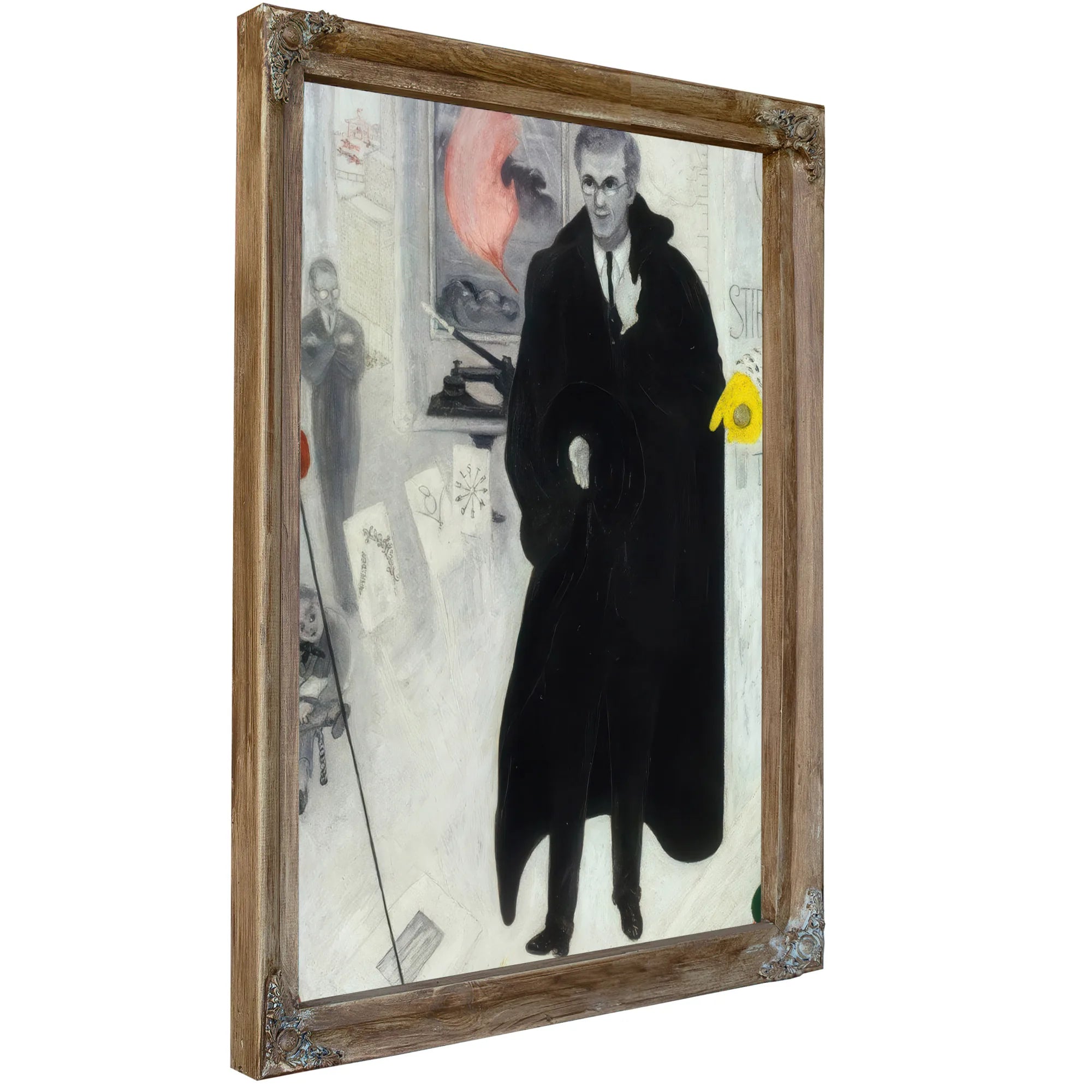 Portrait Of Alfred Stieglitz By Florine Stettheimer Fine Art Print