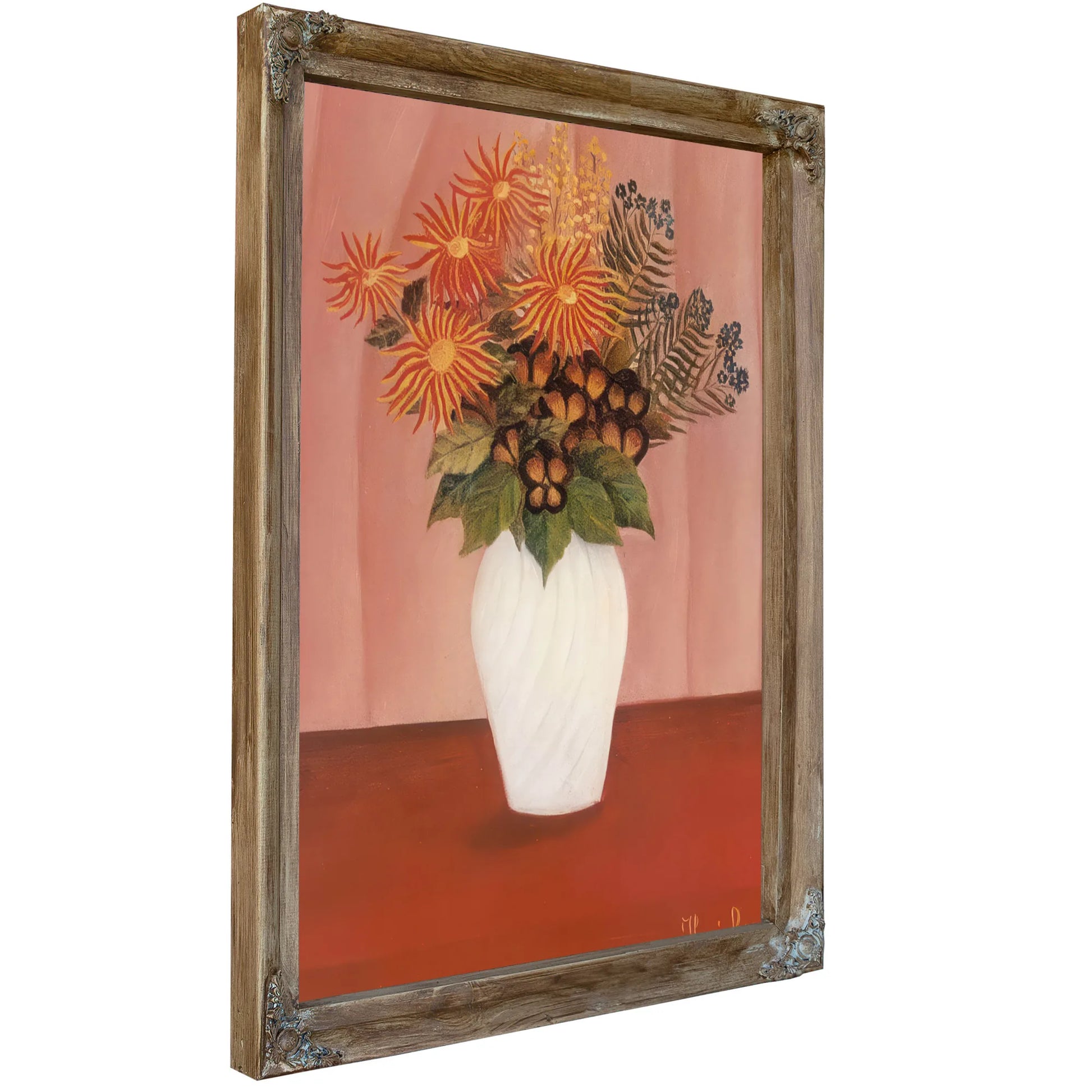 Flower 1895 1900 Fleurs By Henri Rousseau Fine Art Print