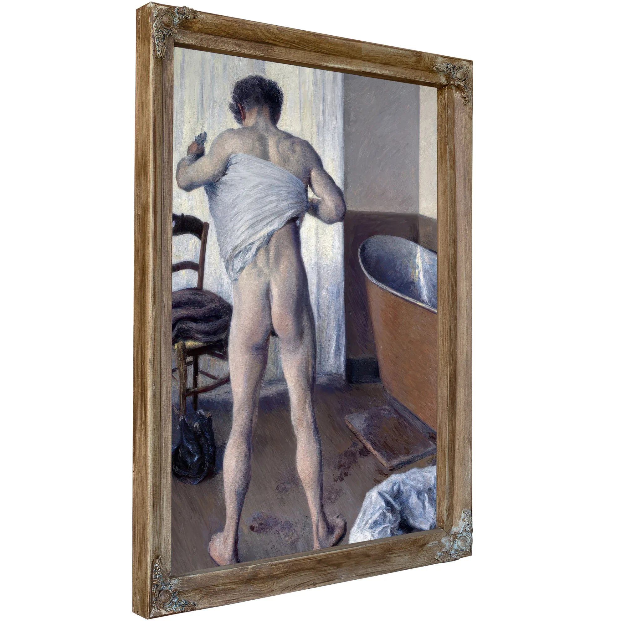 Man At His Bath By Gustave Caillebotte Fine Art Print