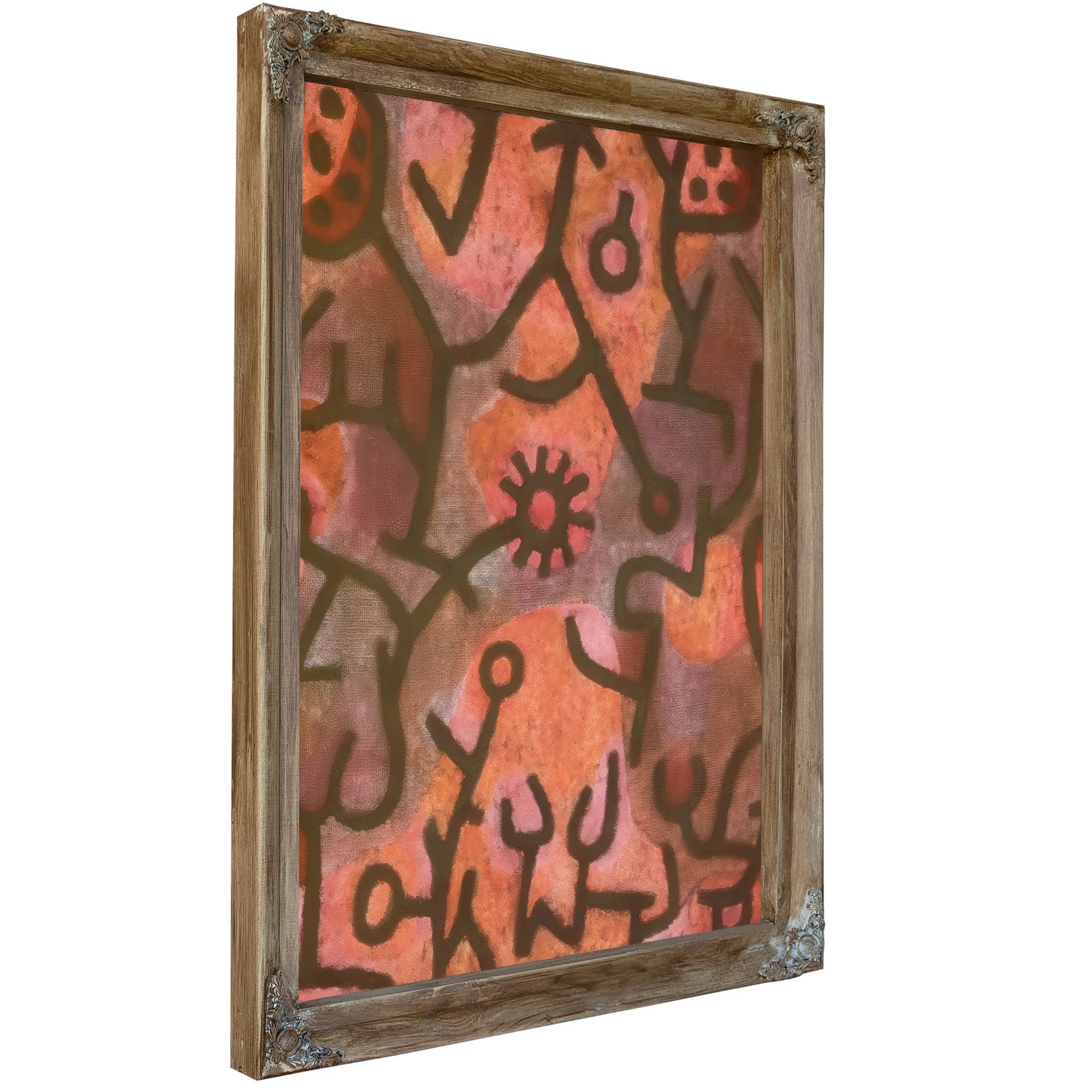 Flora On The Rocks (Flora Am Felsen) 1940 F3 )343) By Paul Klee Fine Art Print