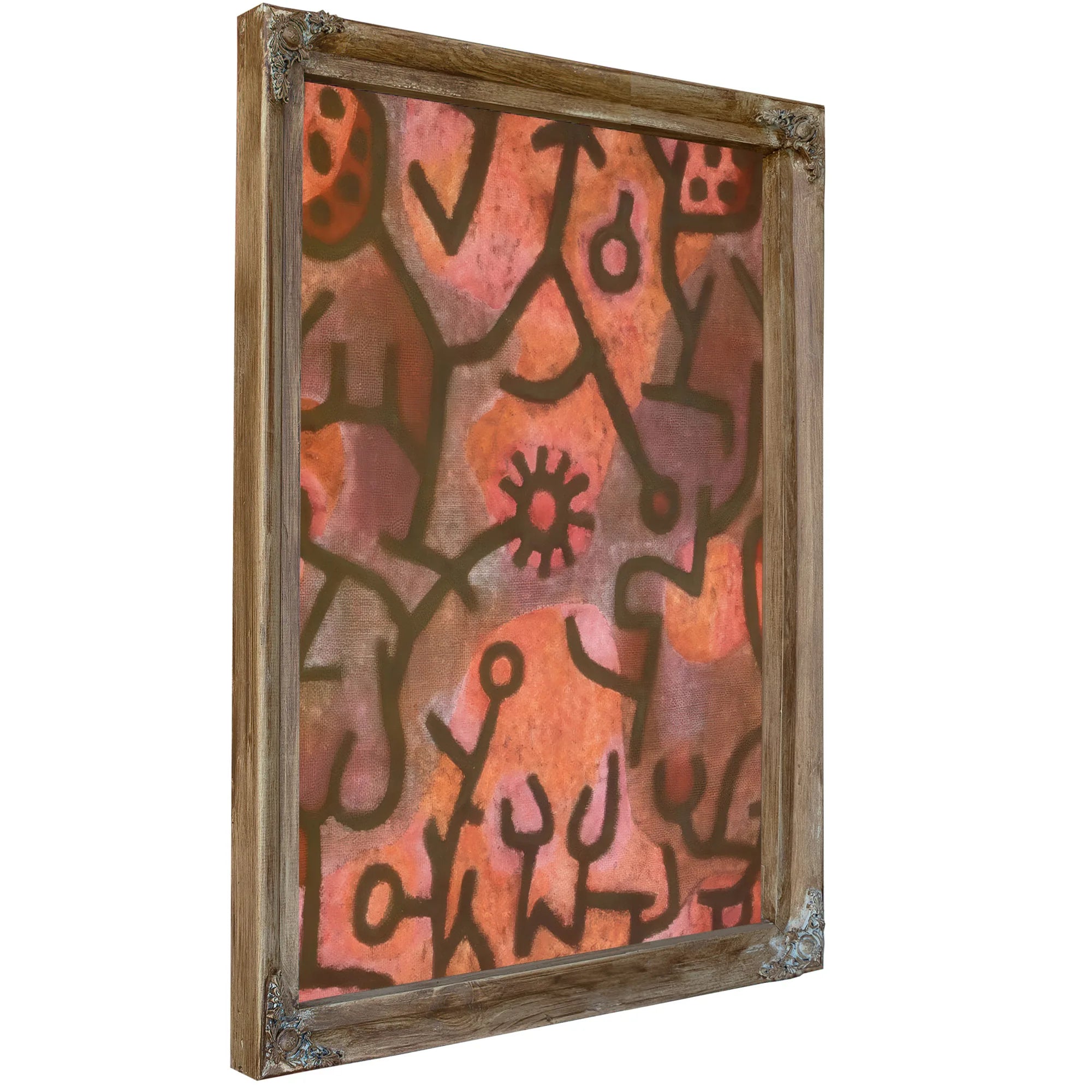 Flora On The Rocks (Flora Am Felsen) 1940 F3 )343) By Paul Klee Fine Art Print