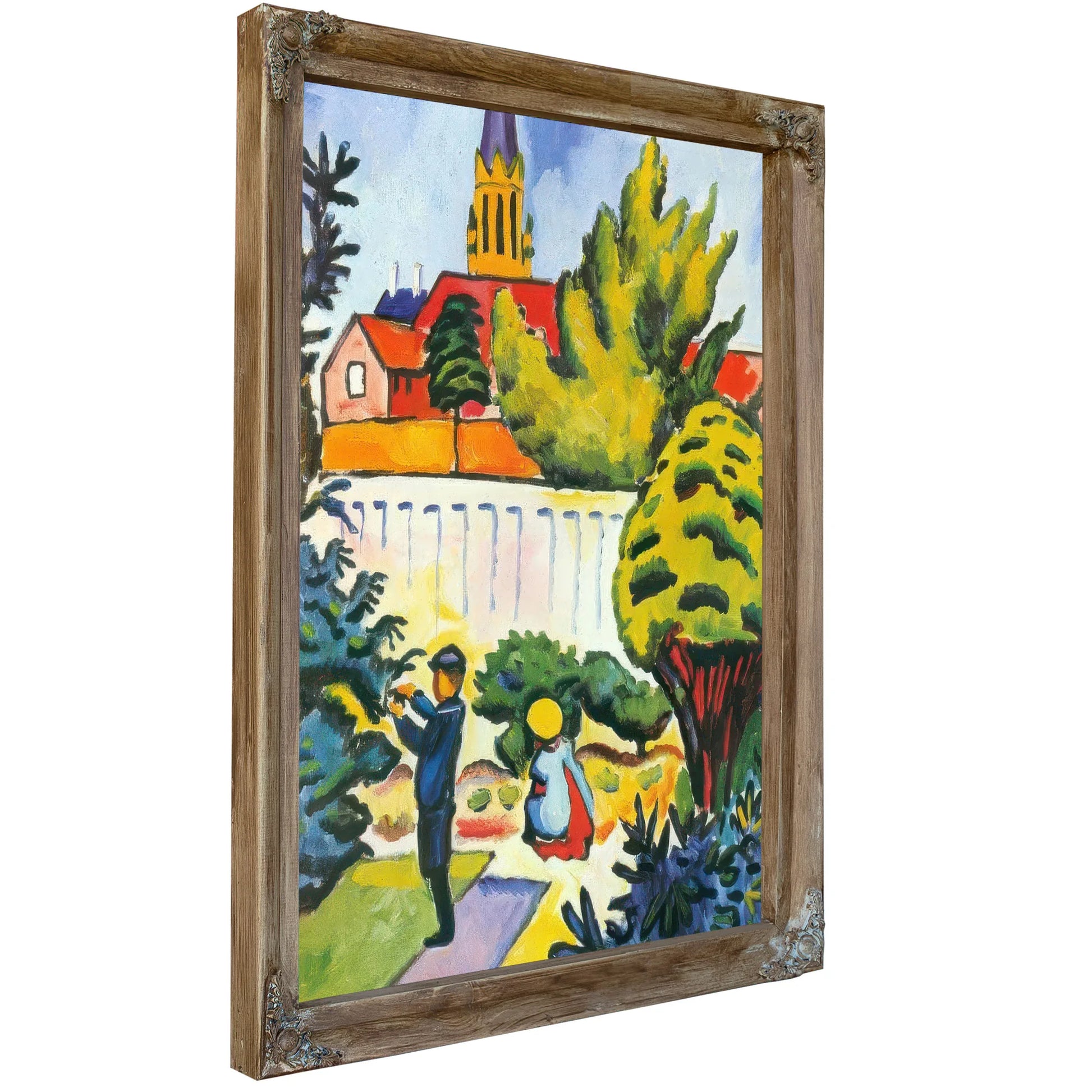 Children In A Park By August Macke Fine Art Print