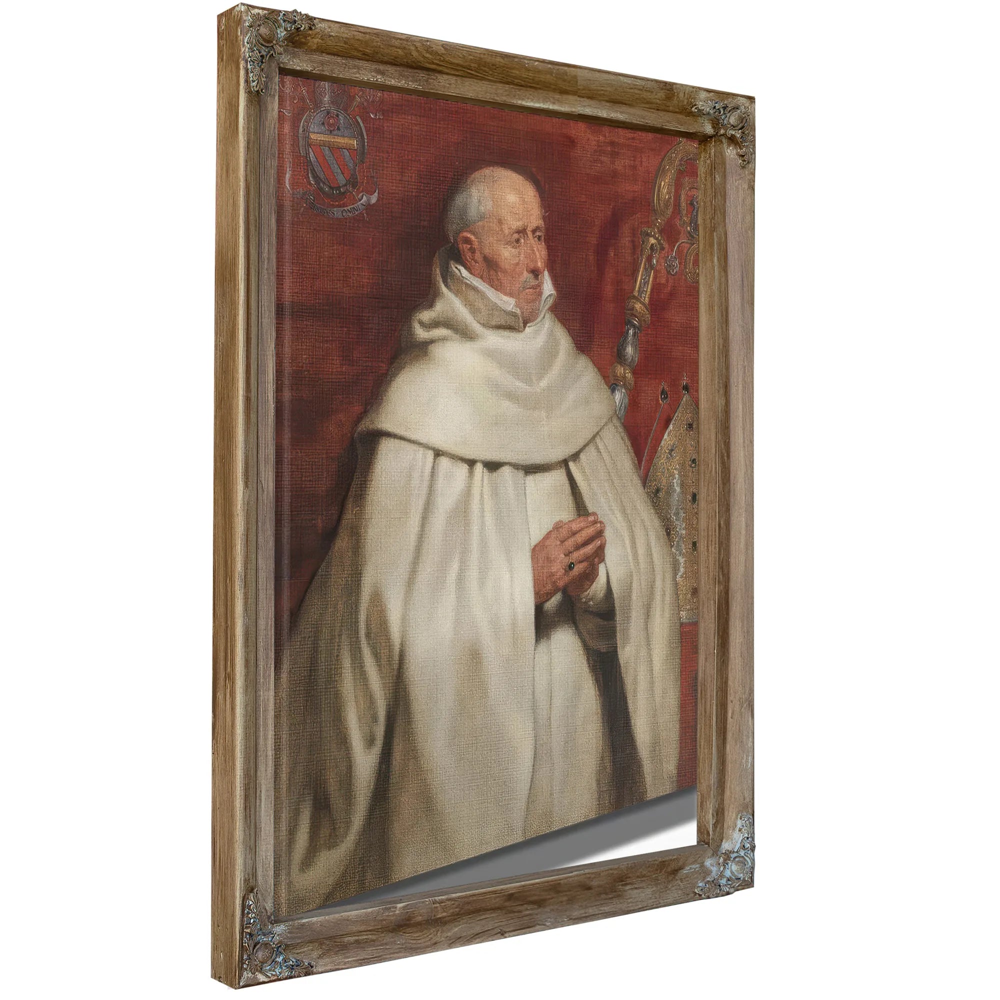 Matthaeus Yrsselius (1541 1629) Abbot Of Sint Michiel's Abbey In Antwerp By Peter Paul Rubens Fine Art Print