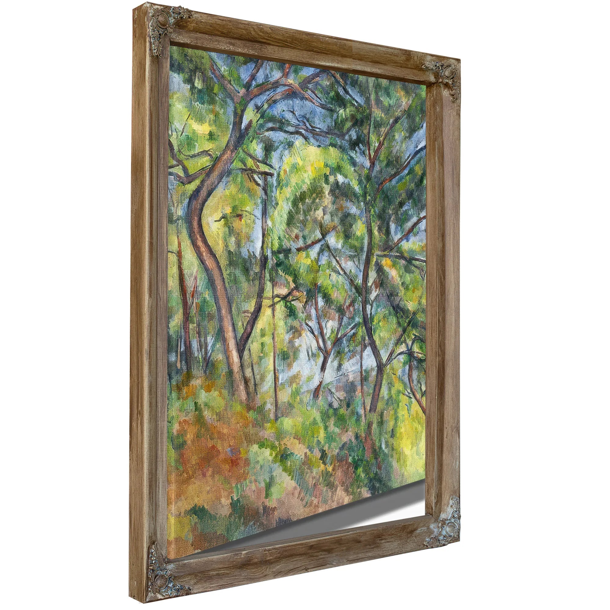 Sous Bois By Paul Cezanne Fine Art Print