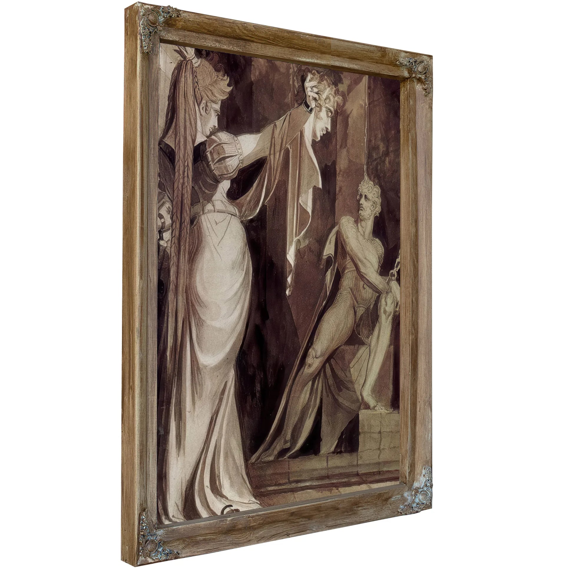 Kriemhild Zeigt Hagen Das Haupt Gunthers By Henry Fuseli Fine Art Print