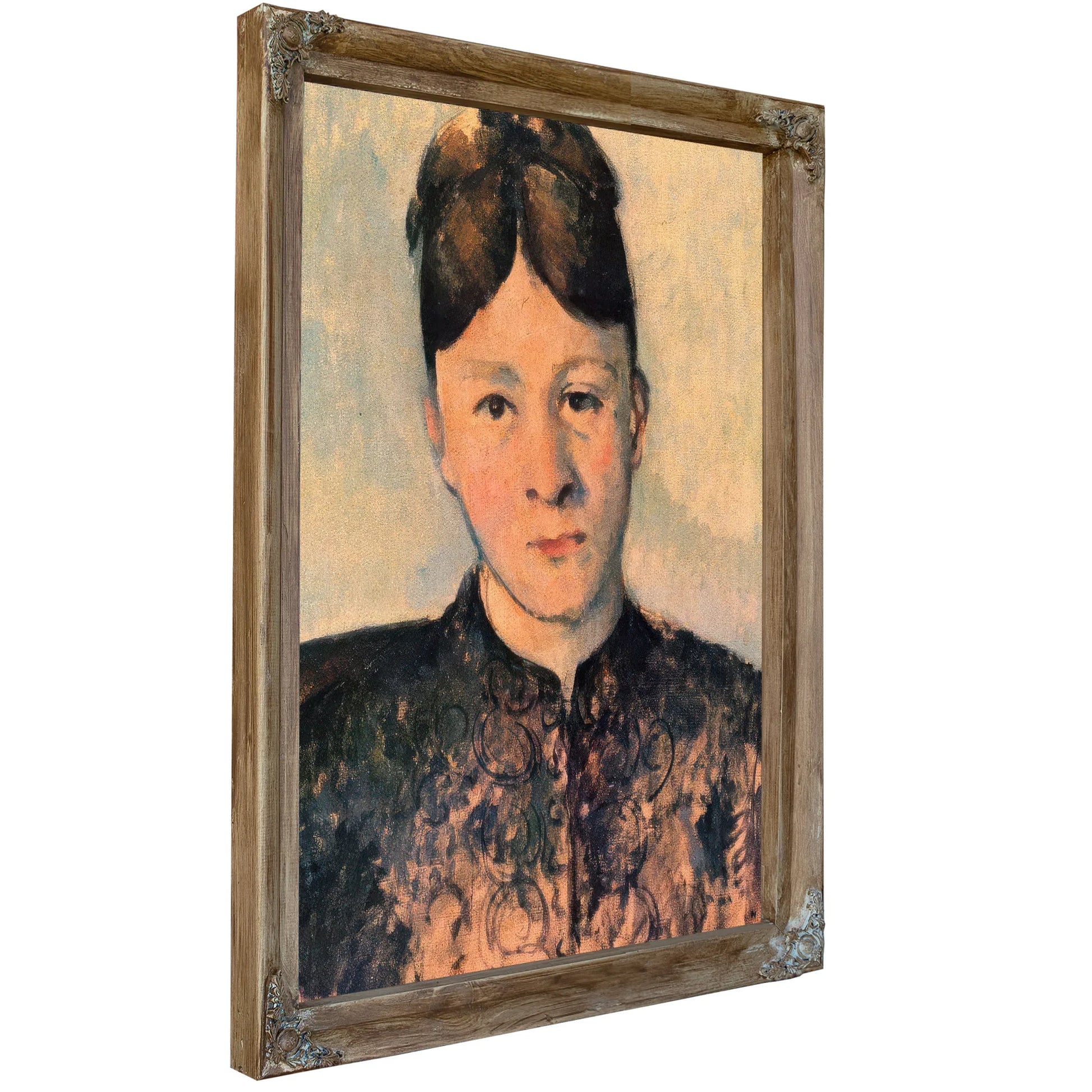 Portrait Of Madame Cezanne 1885 By Paul Cezanne Fine Art Print