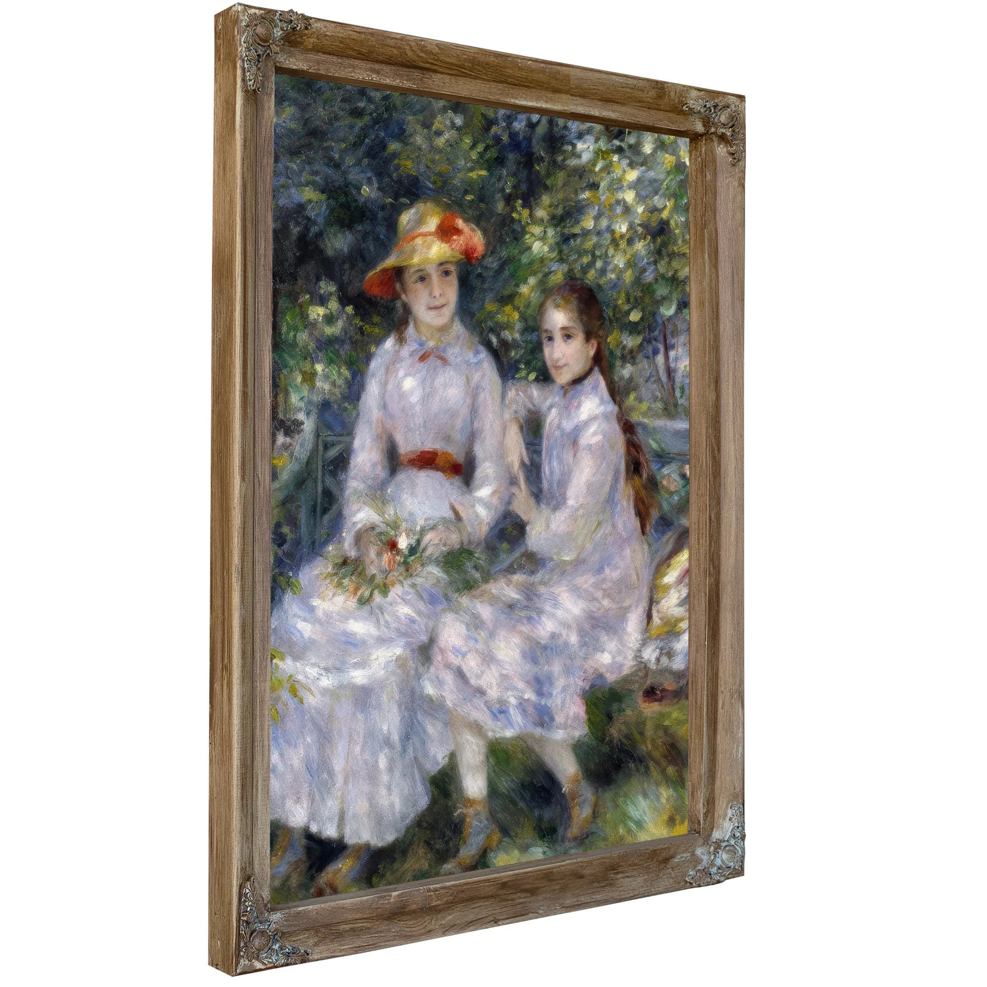 The Daughters Of Durand Ruel By Pierre Auguste Renoir Fine Art Print