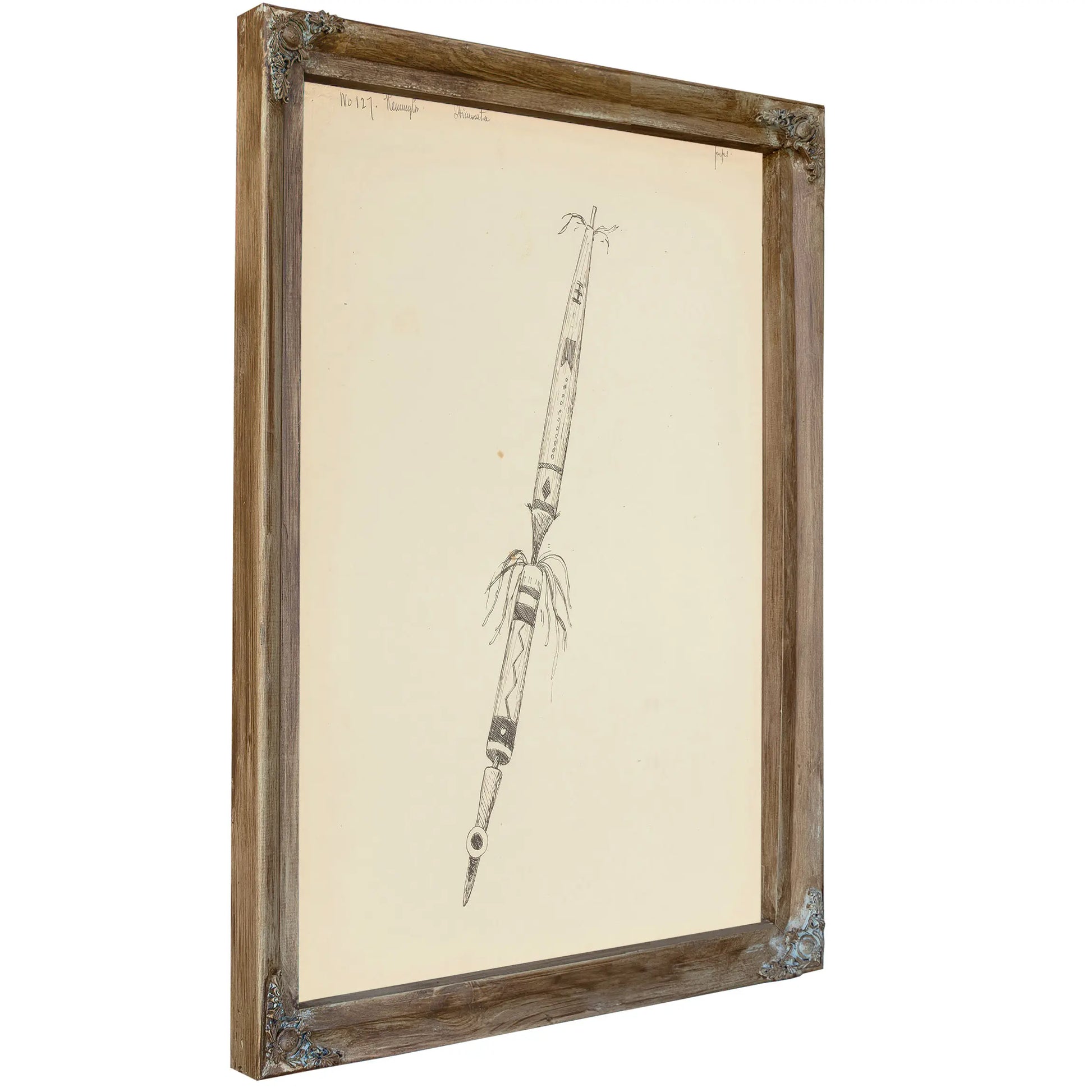Pipe Illustration From The Song Of Hiawatha by Frederic Remington